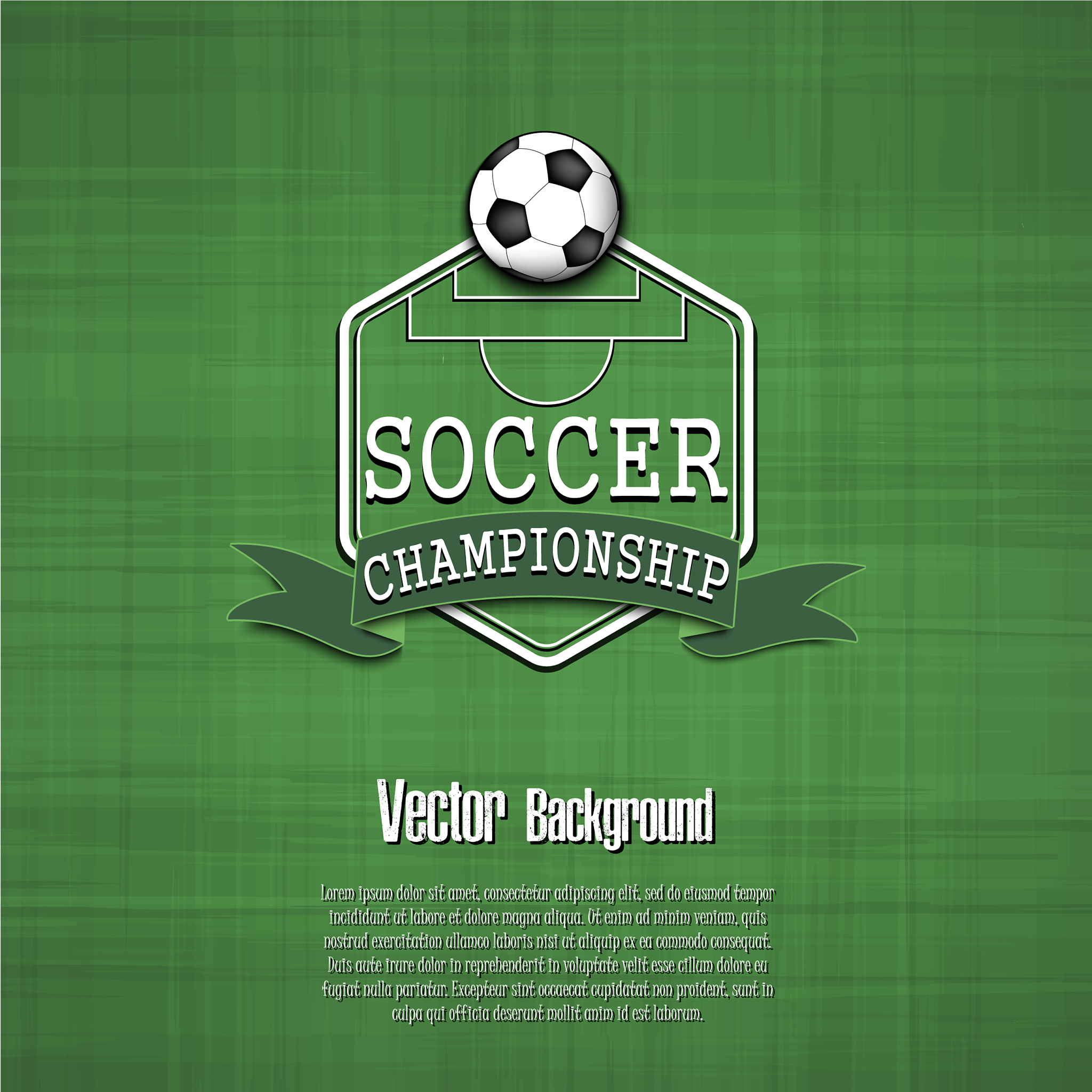 background soccer championship