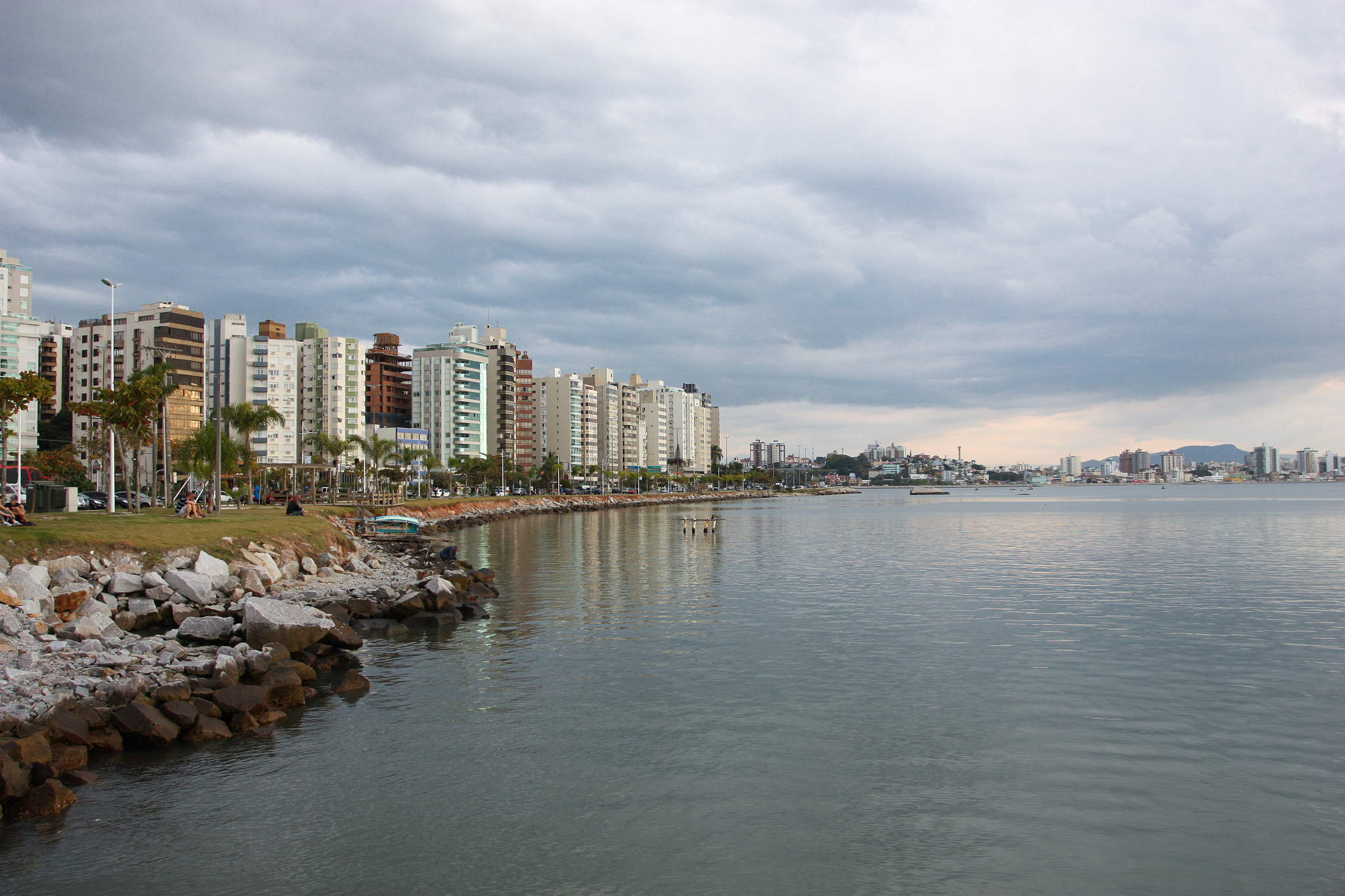 city near ocean
