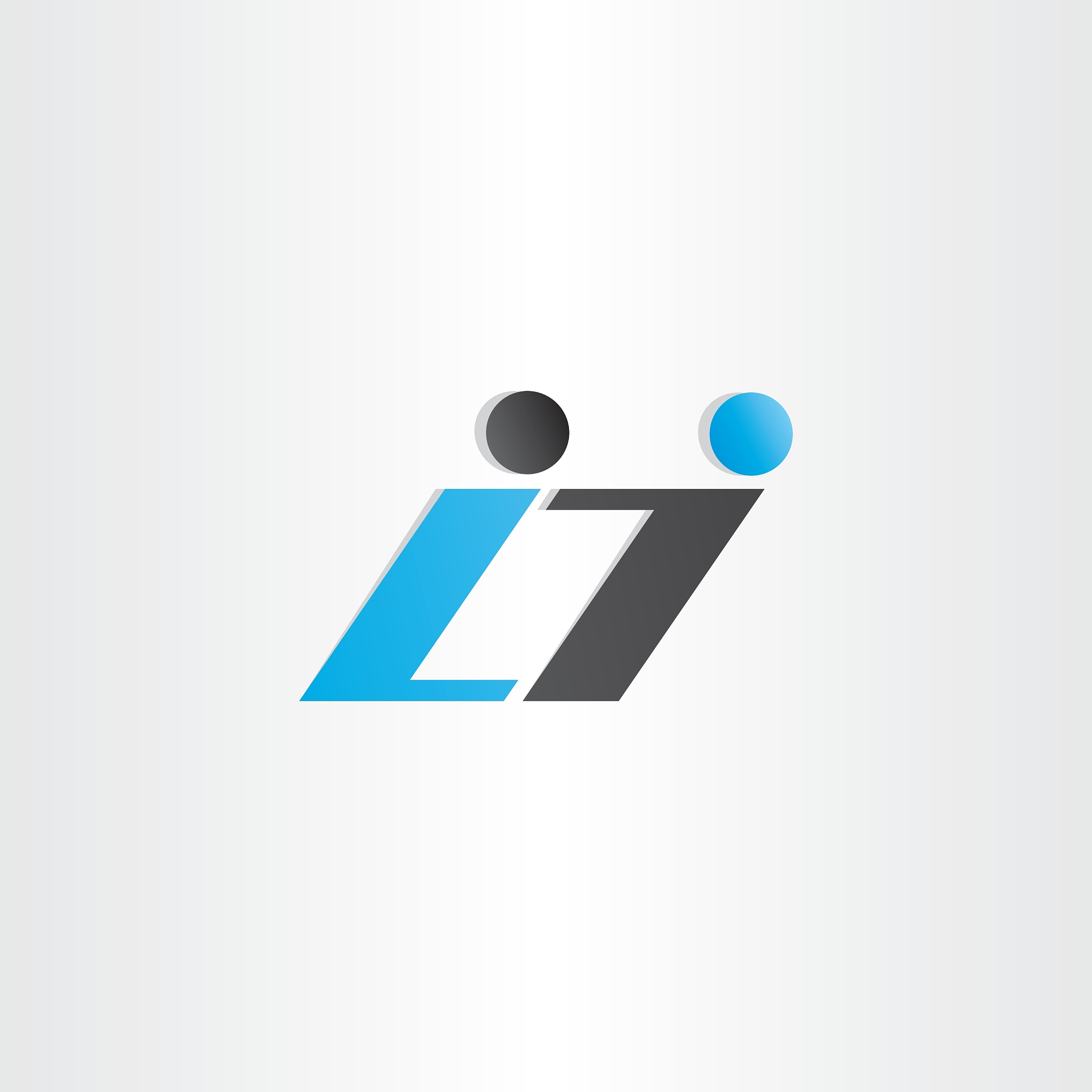 letter l and i symbol design