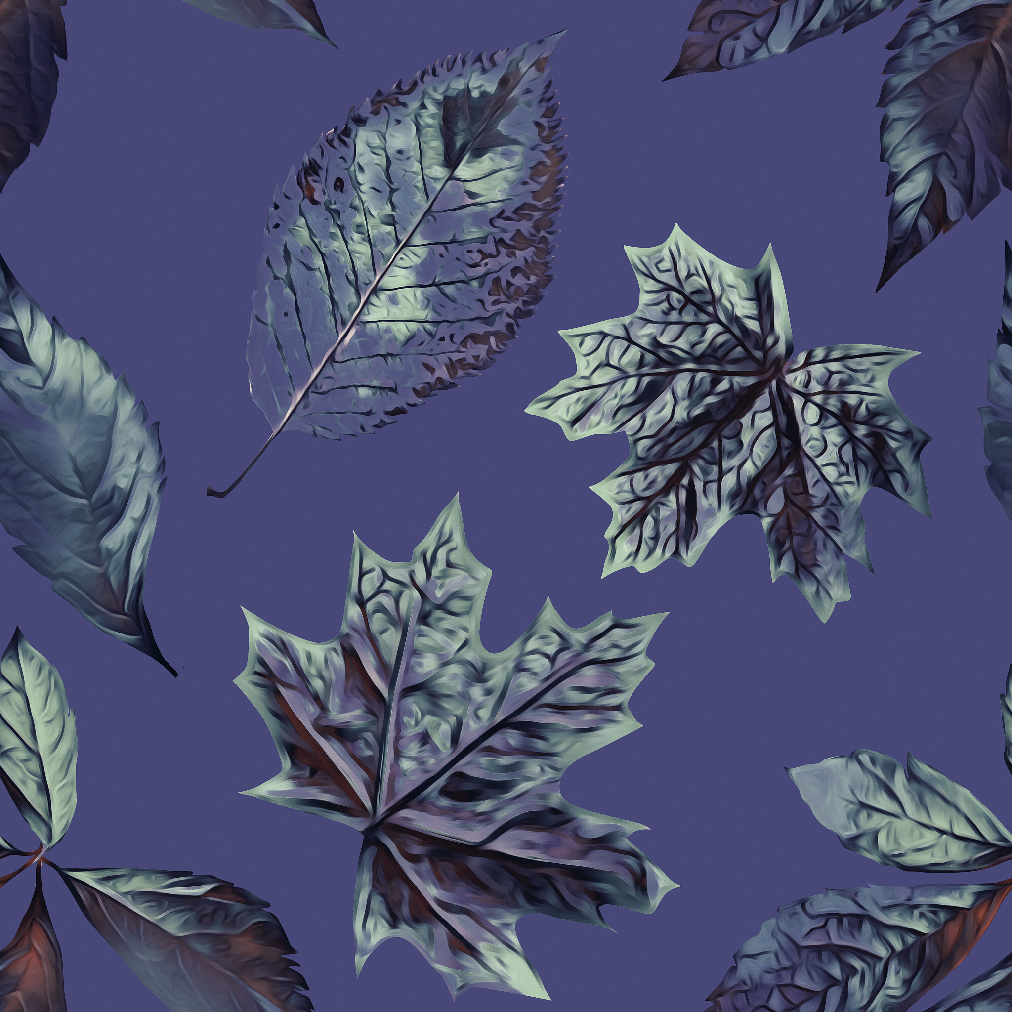 请帮我写出印花的设计灵感 来自自然树叶与季节变化 200字左右