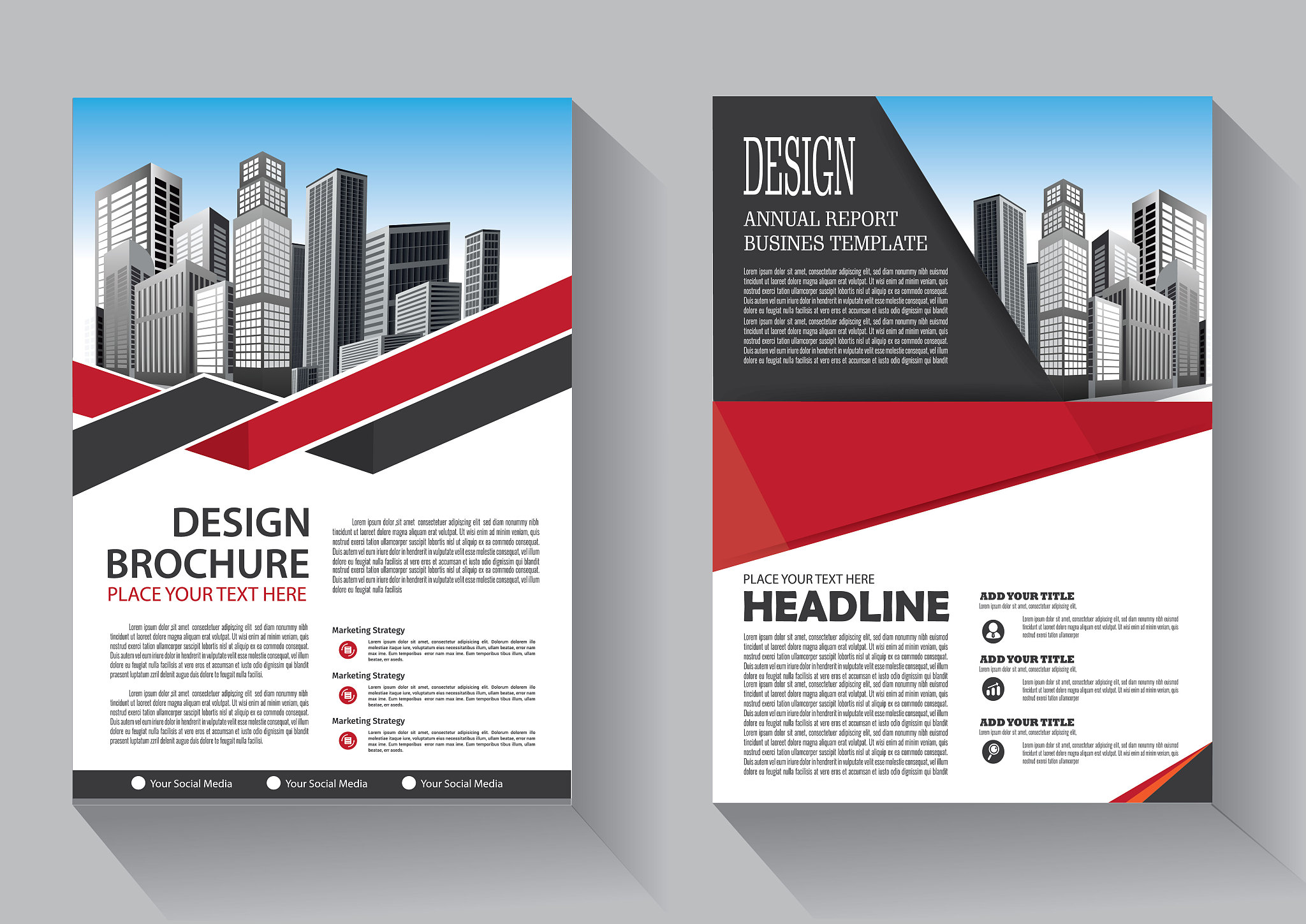 business abstract vector template. brochure design, cover modern