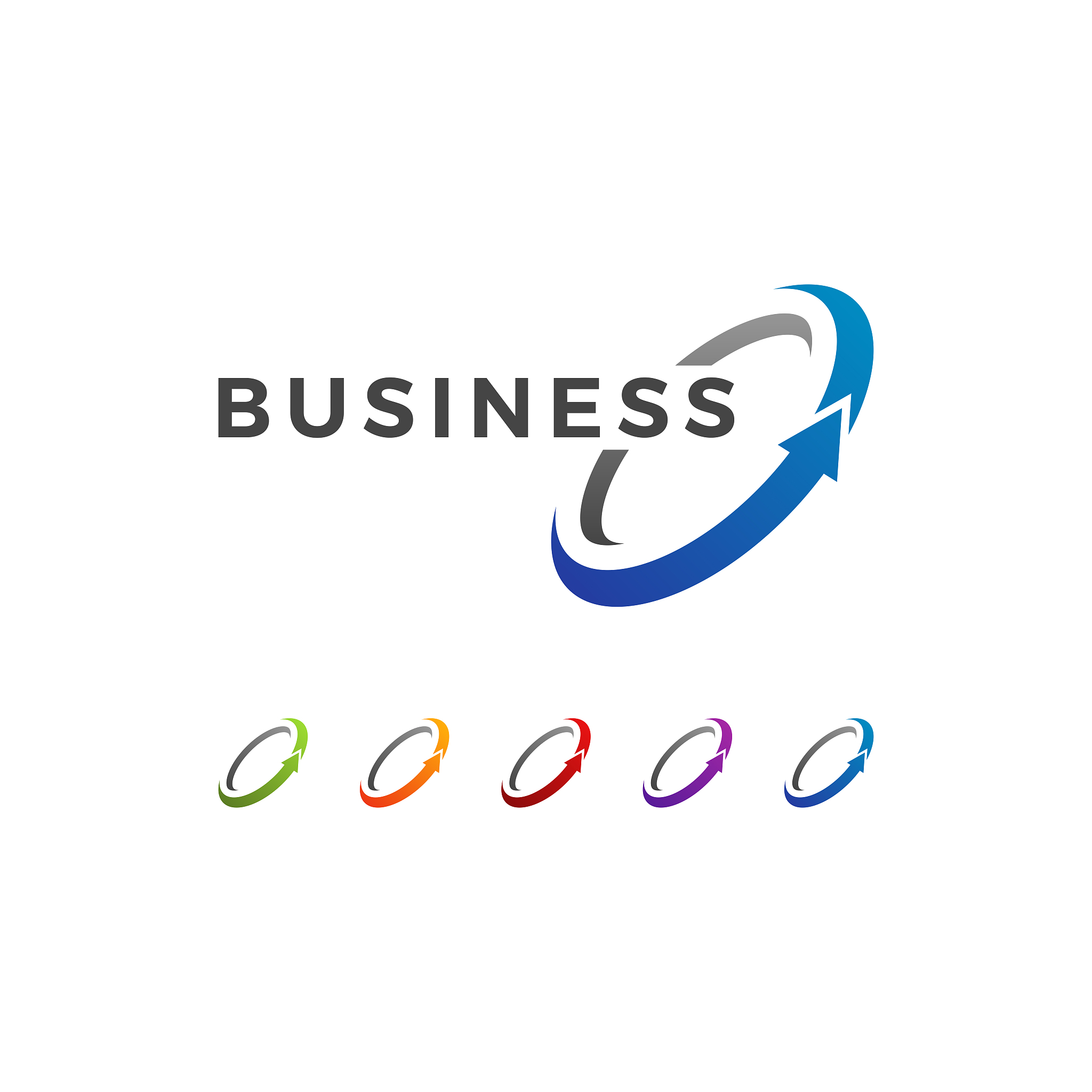 modern finance business icon growth bar symbol design element