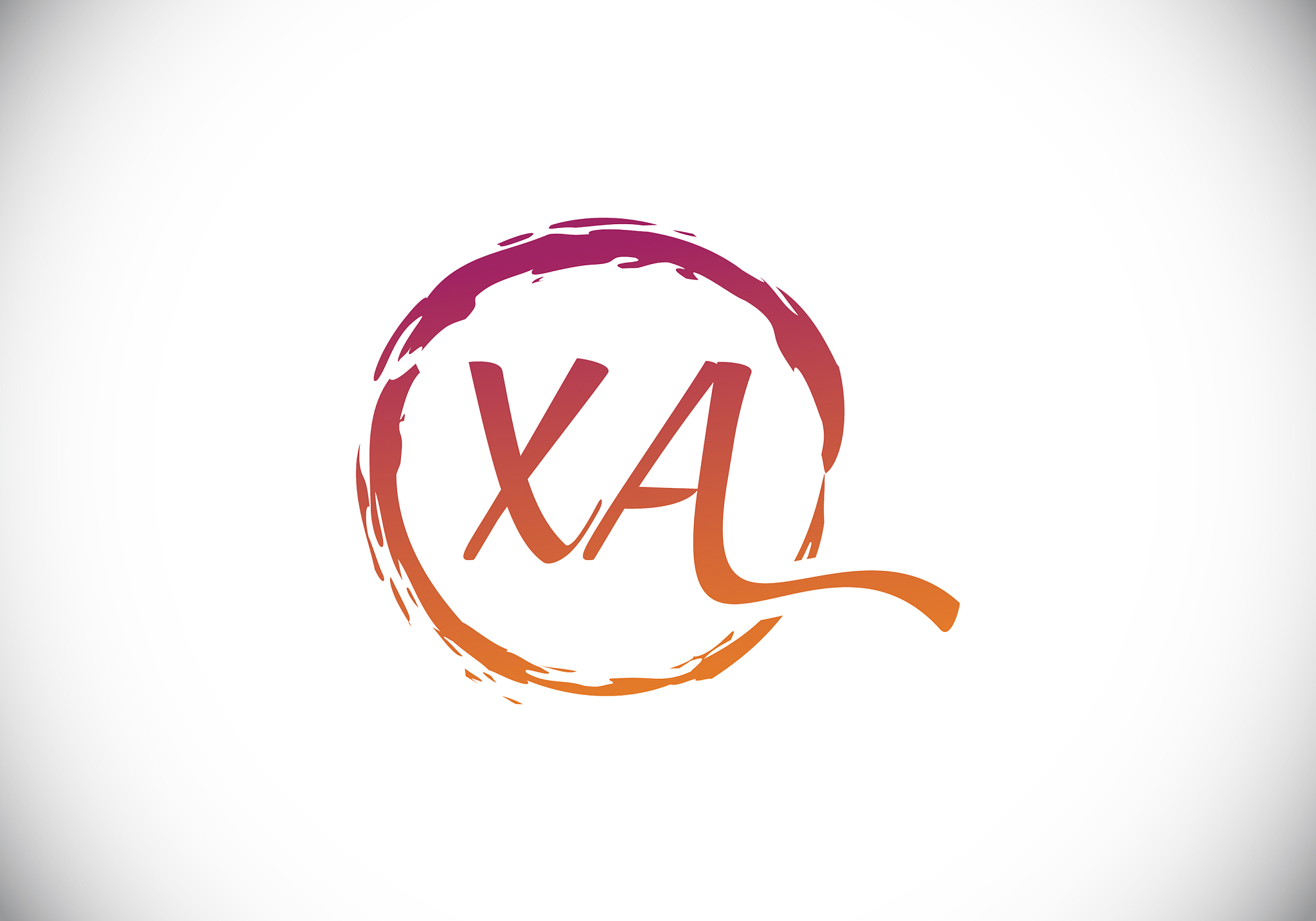 initial monogram letter x a logo design template