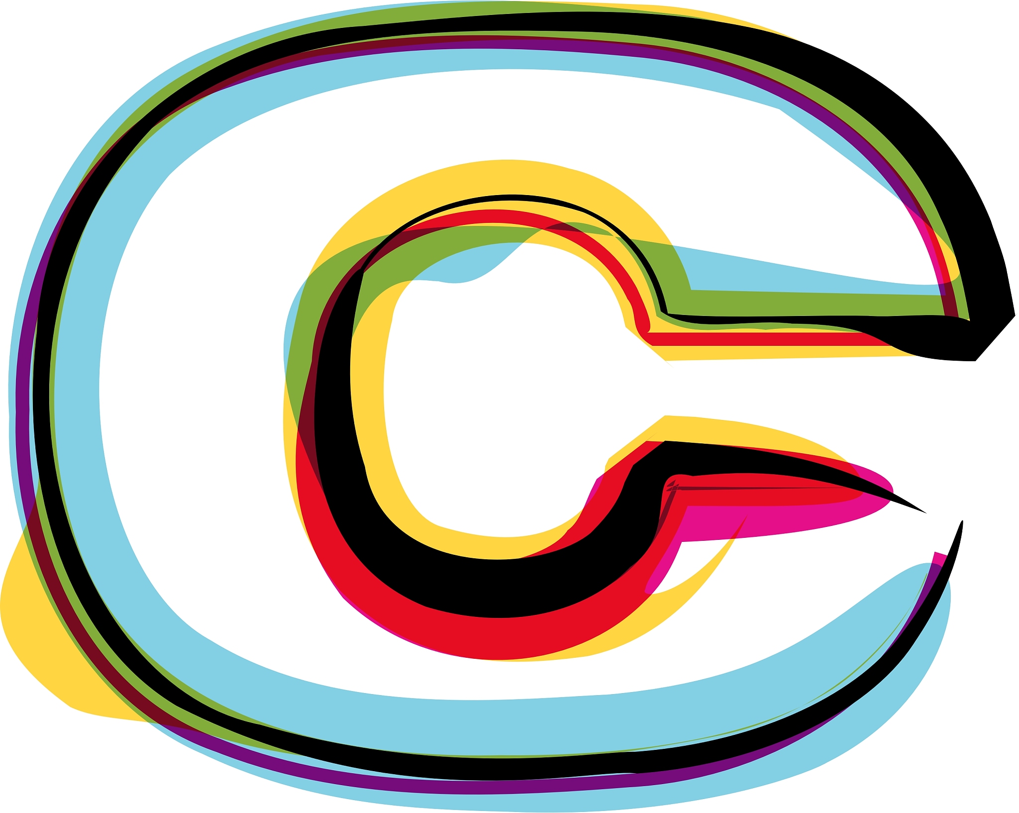 colorful font