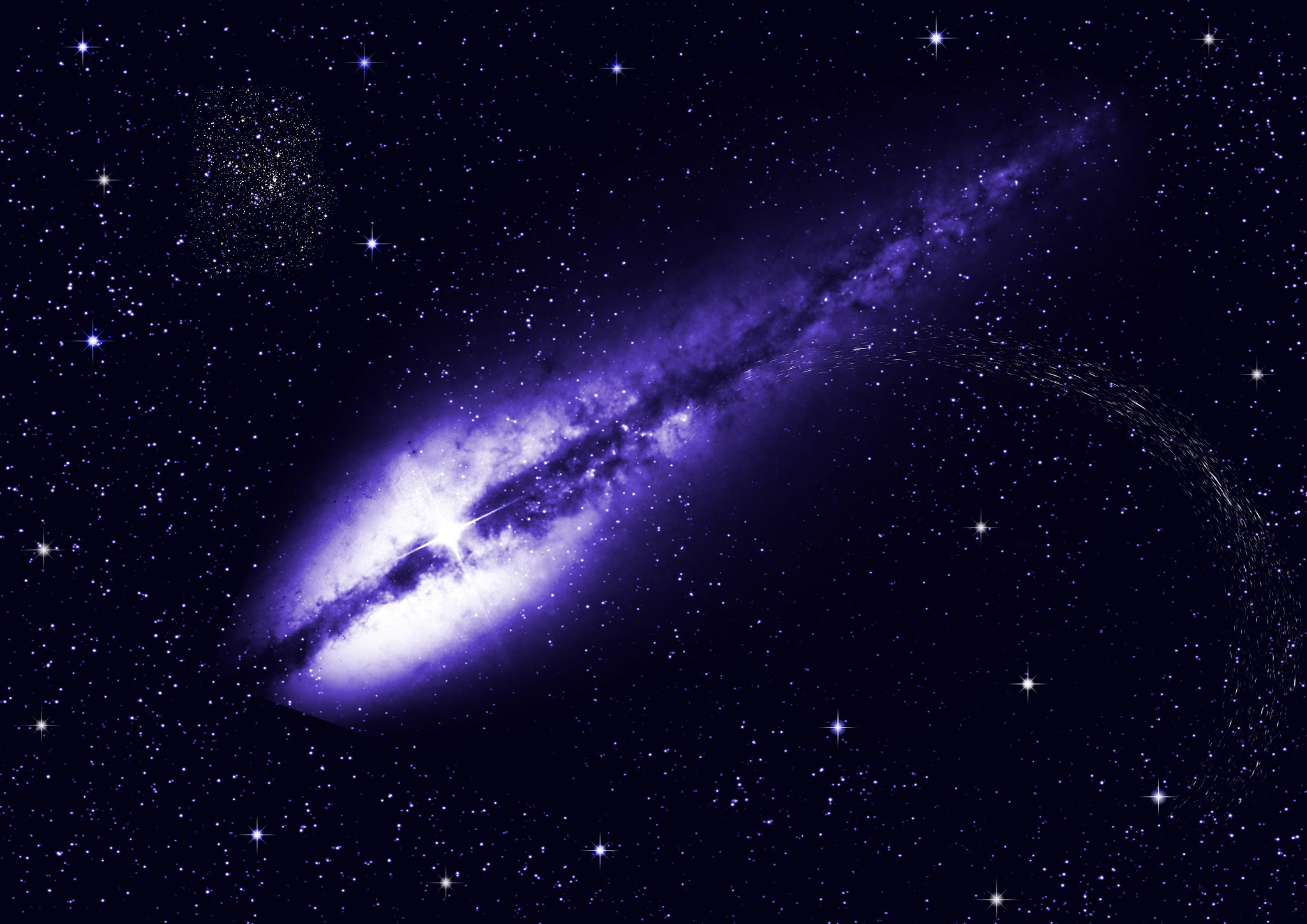 stars in deep space