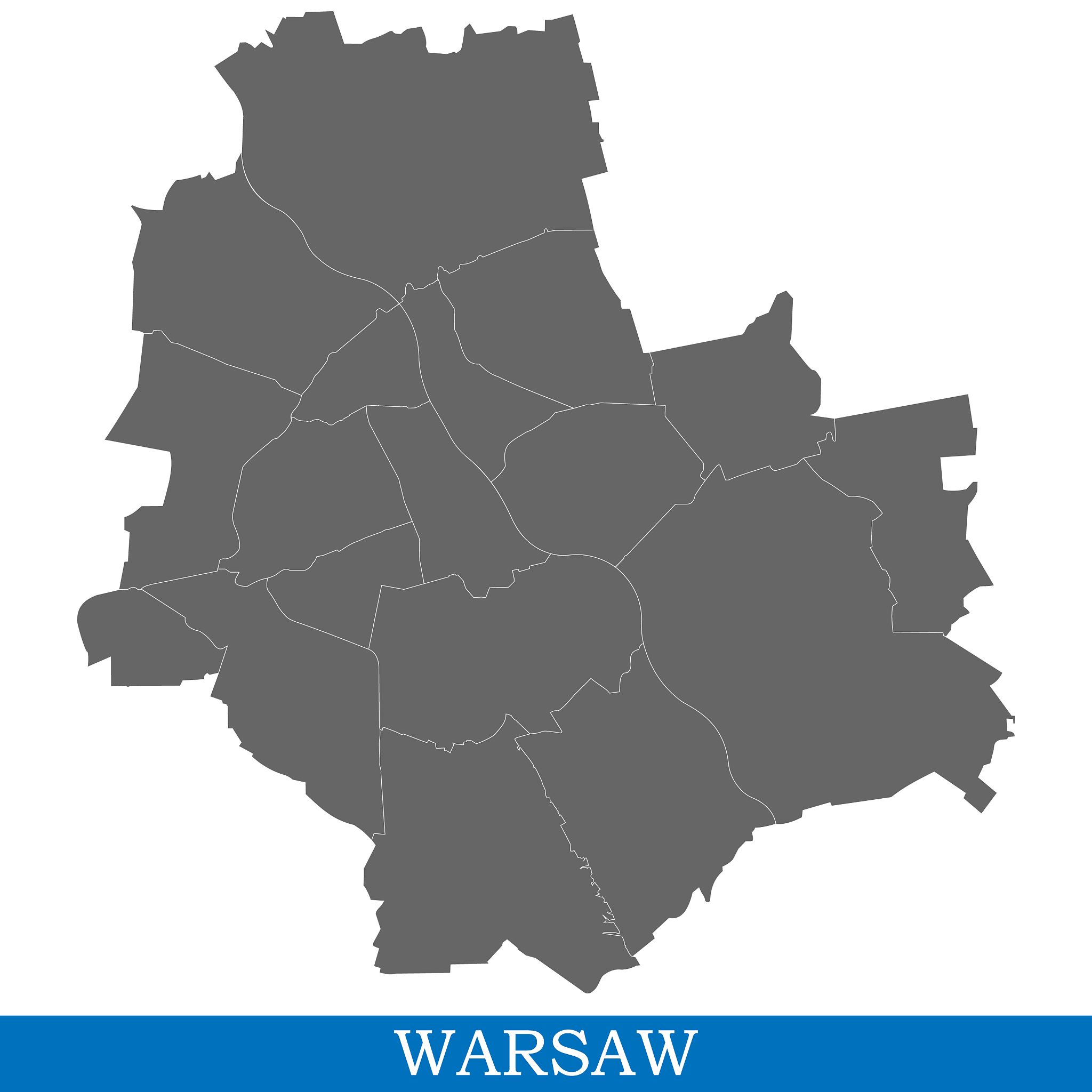 high quality map of city