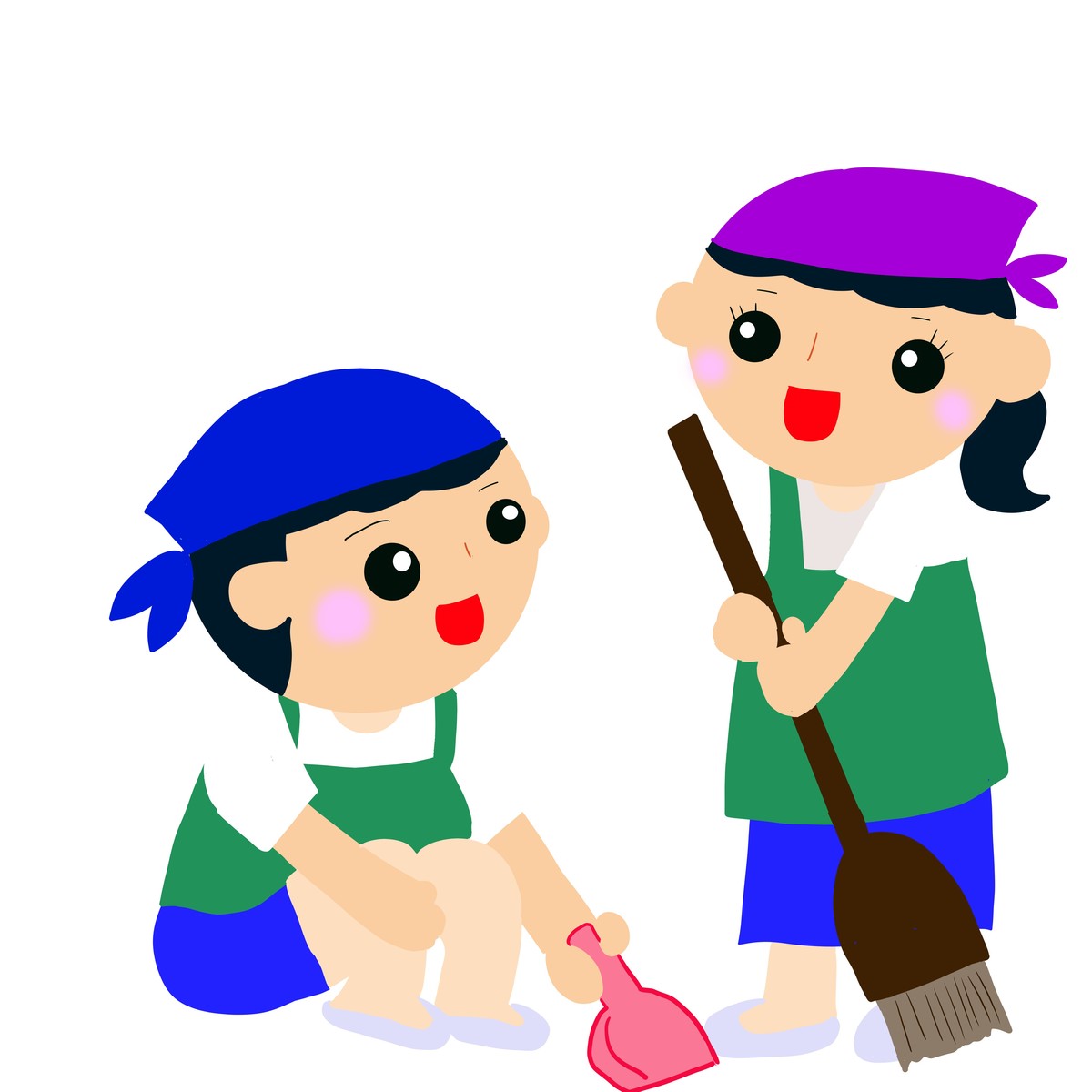 帮妈妈做家务，满满的成就感