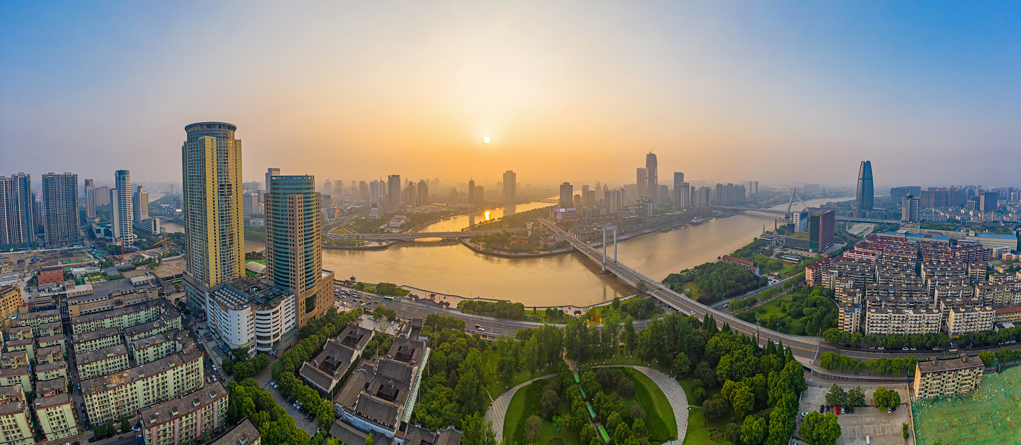 ningbo city architecture scenery