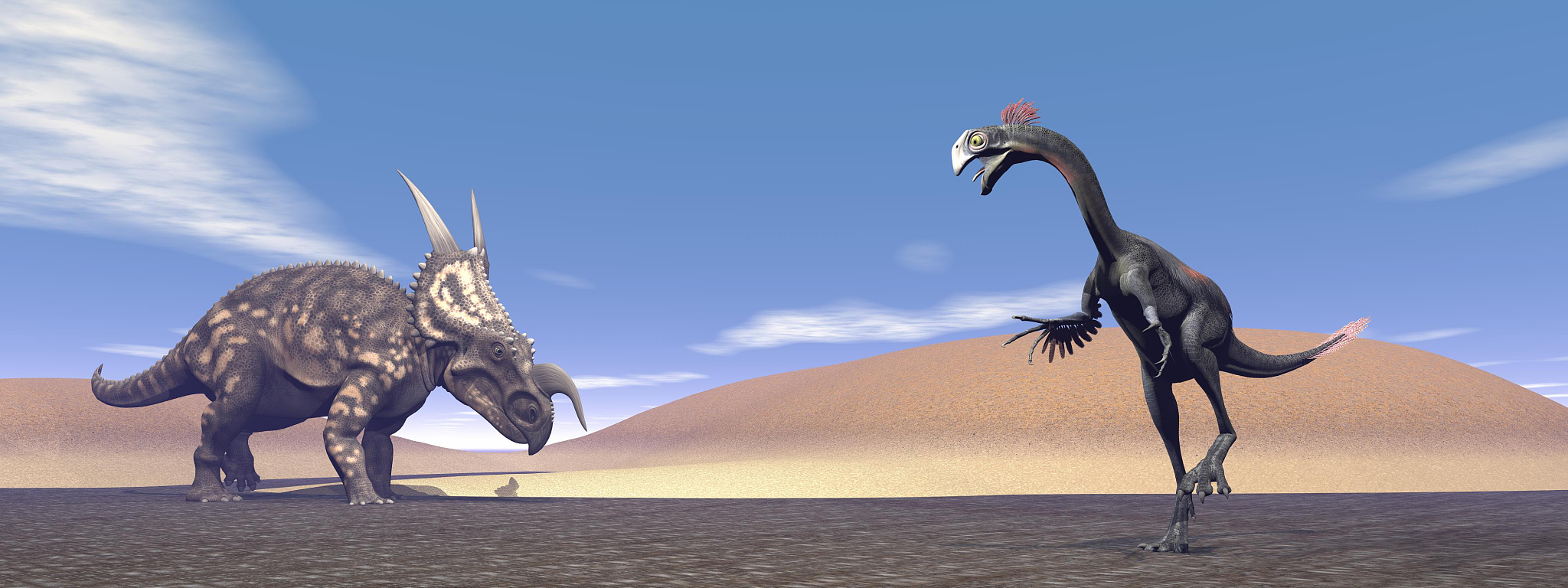 two dinosaurs