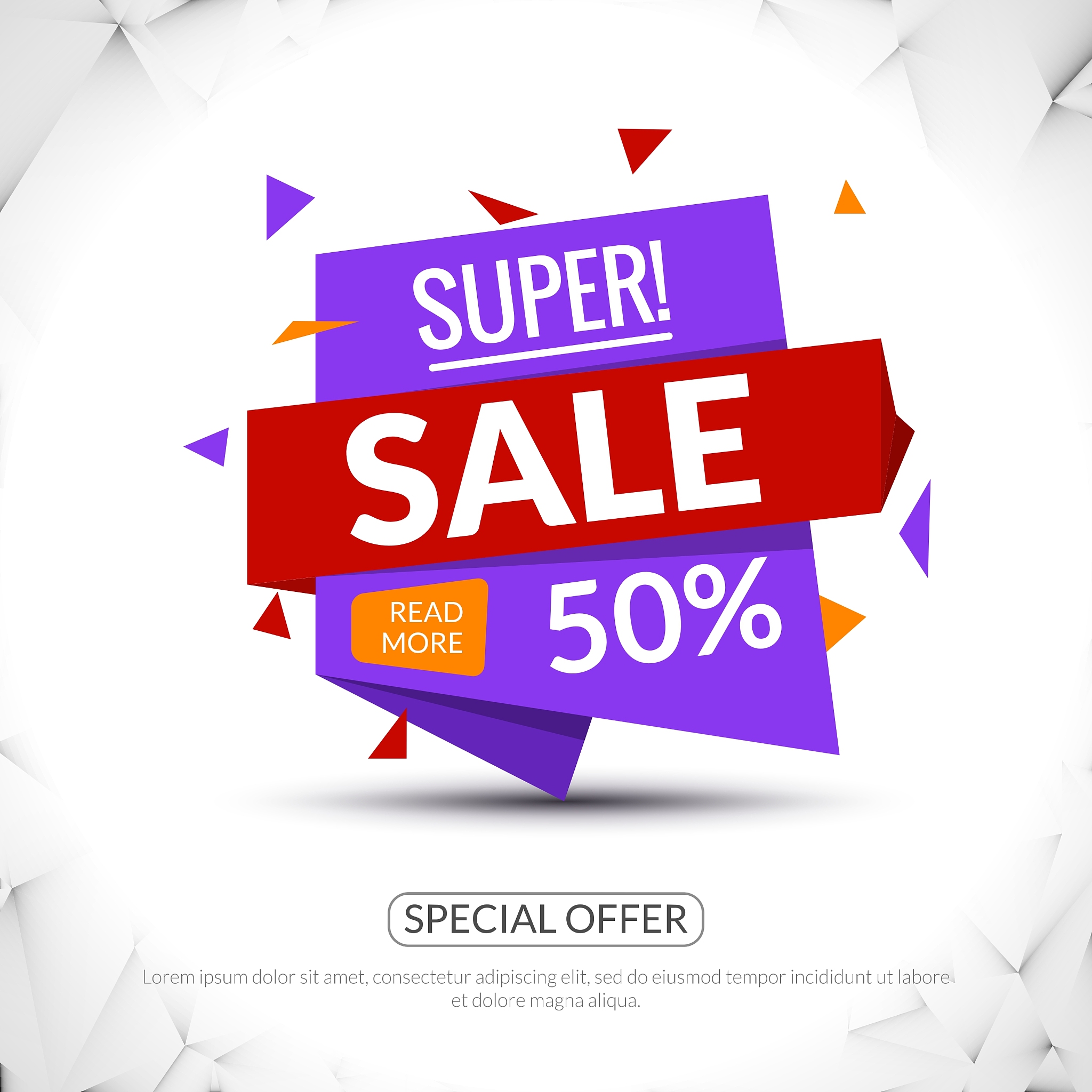 super big sale paper origami banner sale