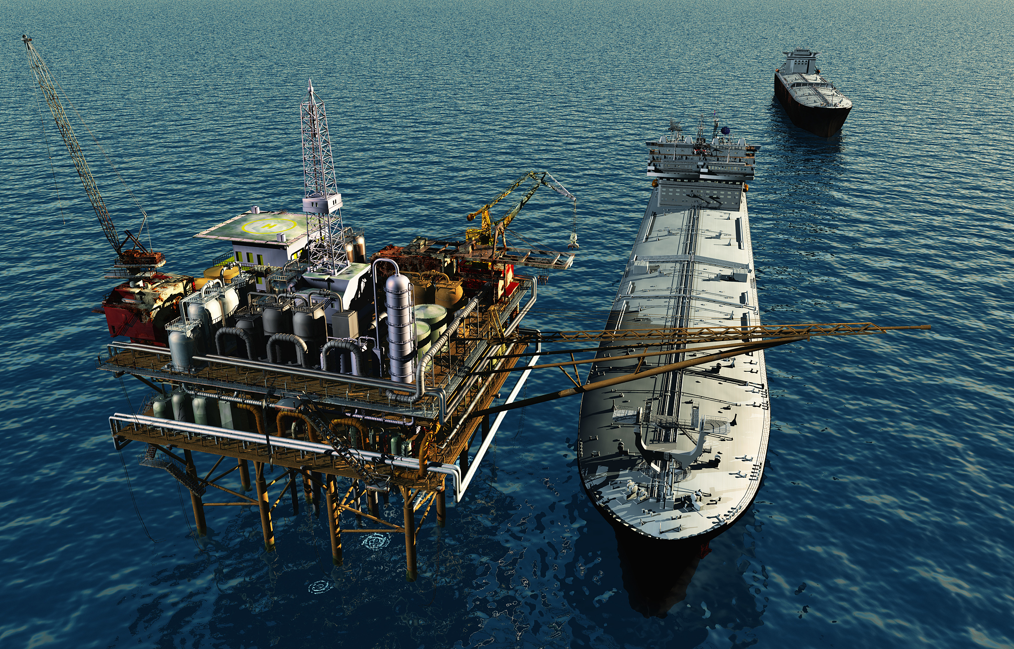 oil rig