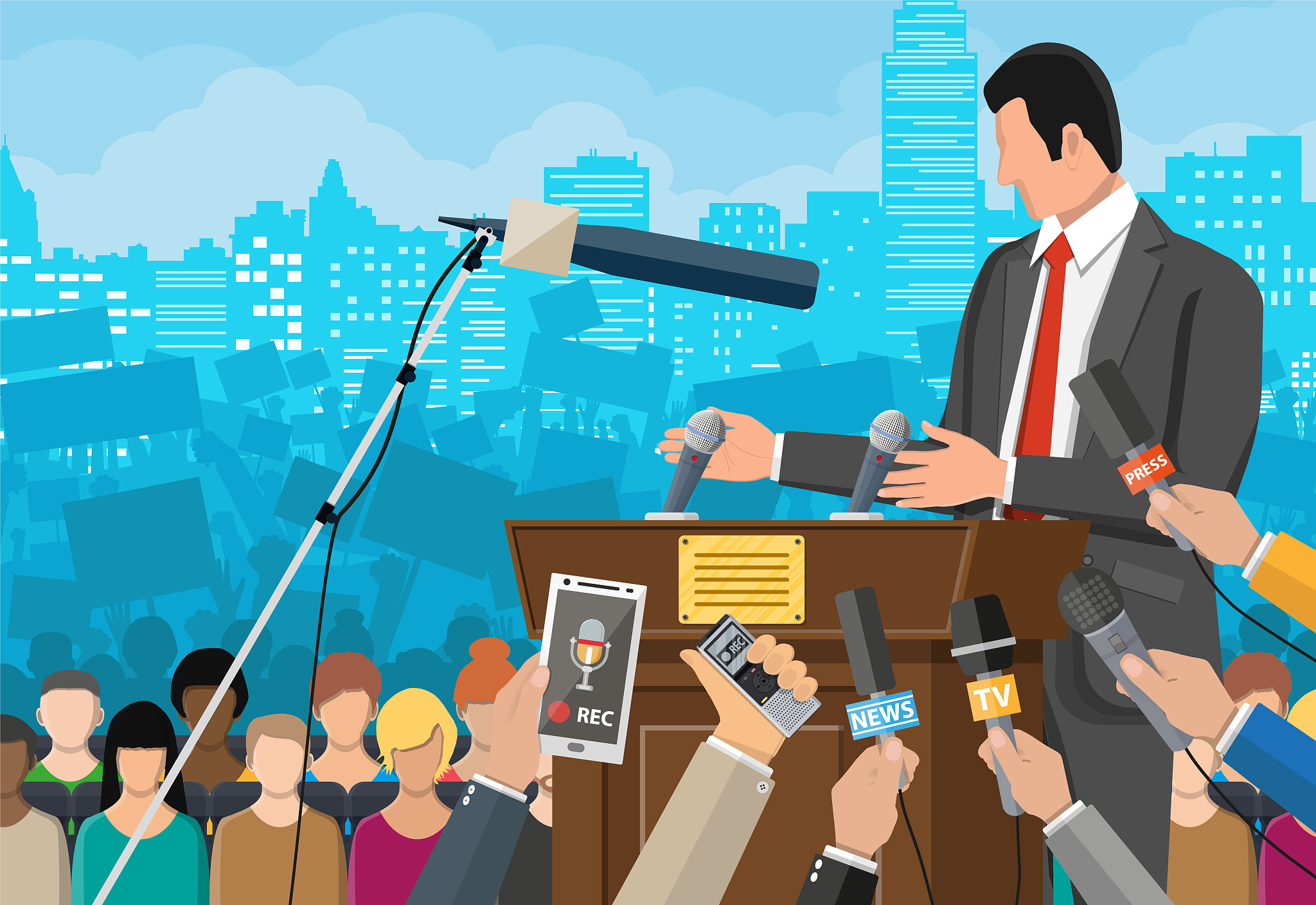 新闻学大学生求职电视台：拥有出色的公关意识和沟通能力