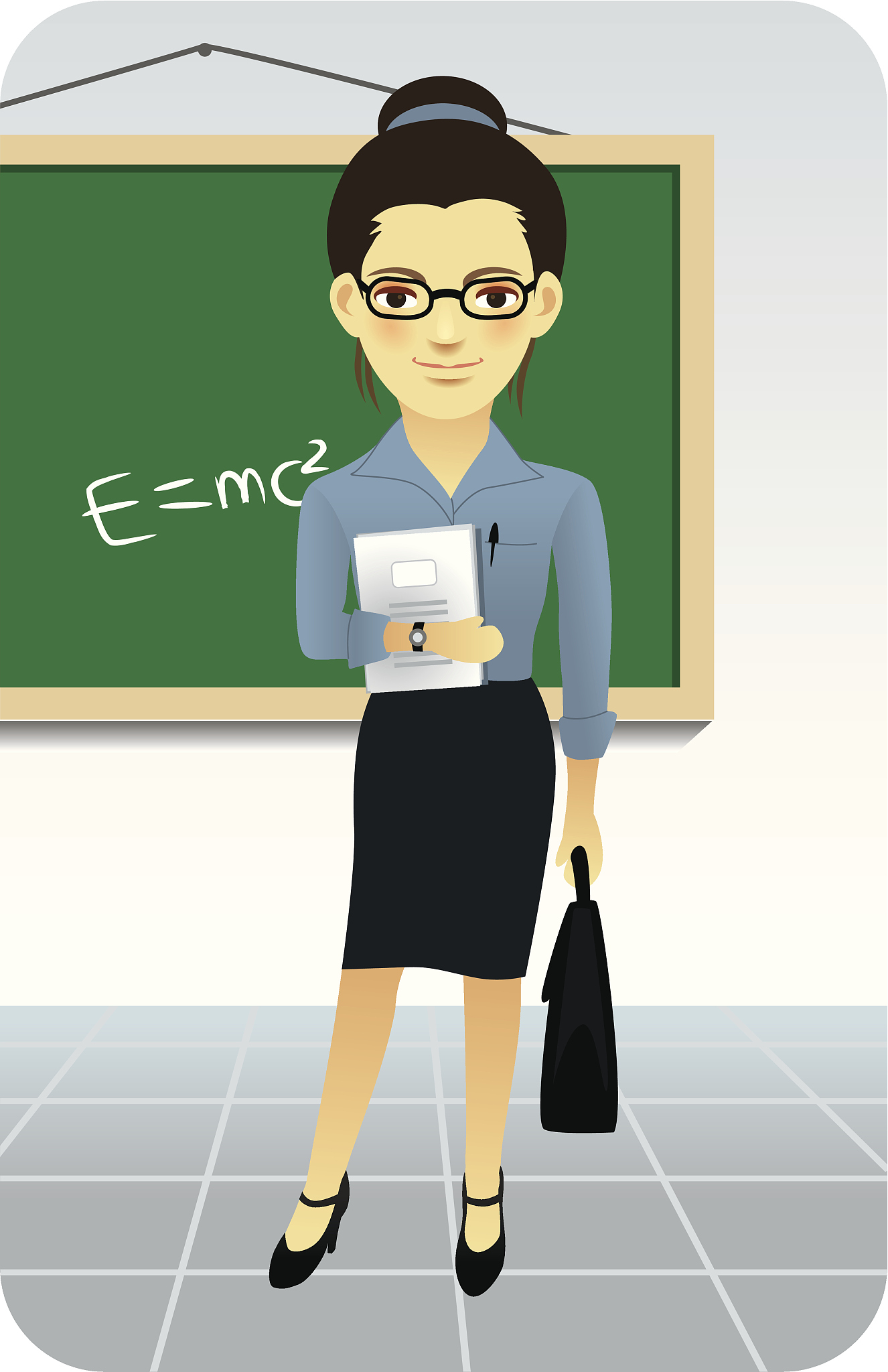 teacher in classroom