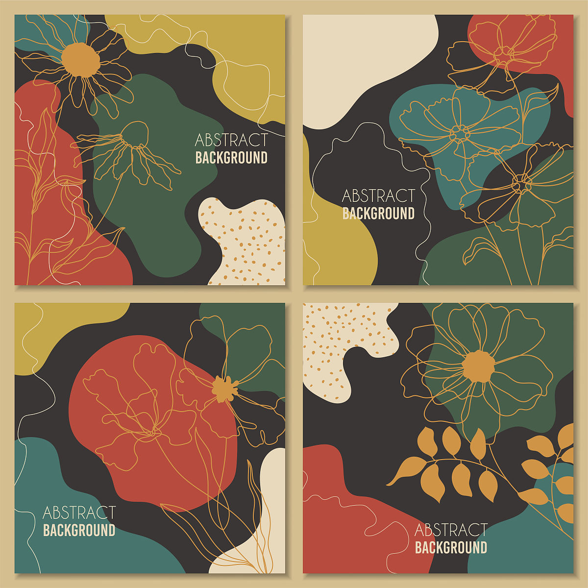 关于《抽象动物海报的论文》