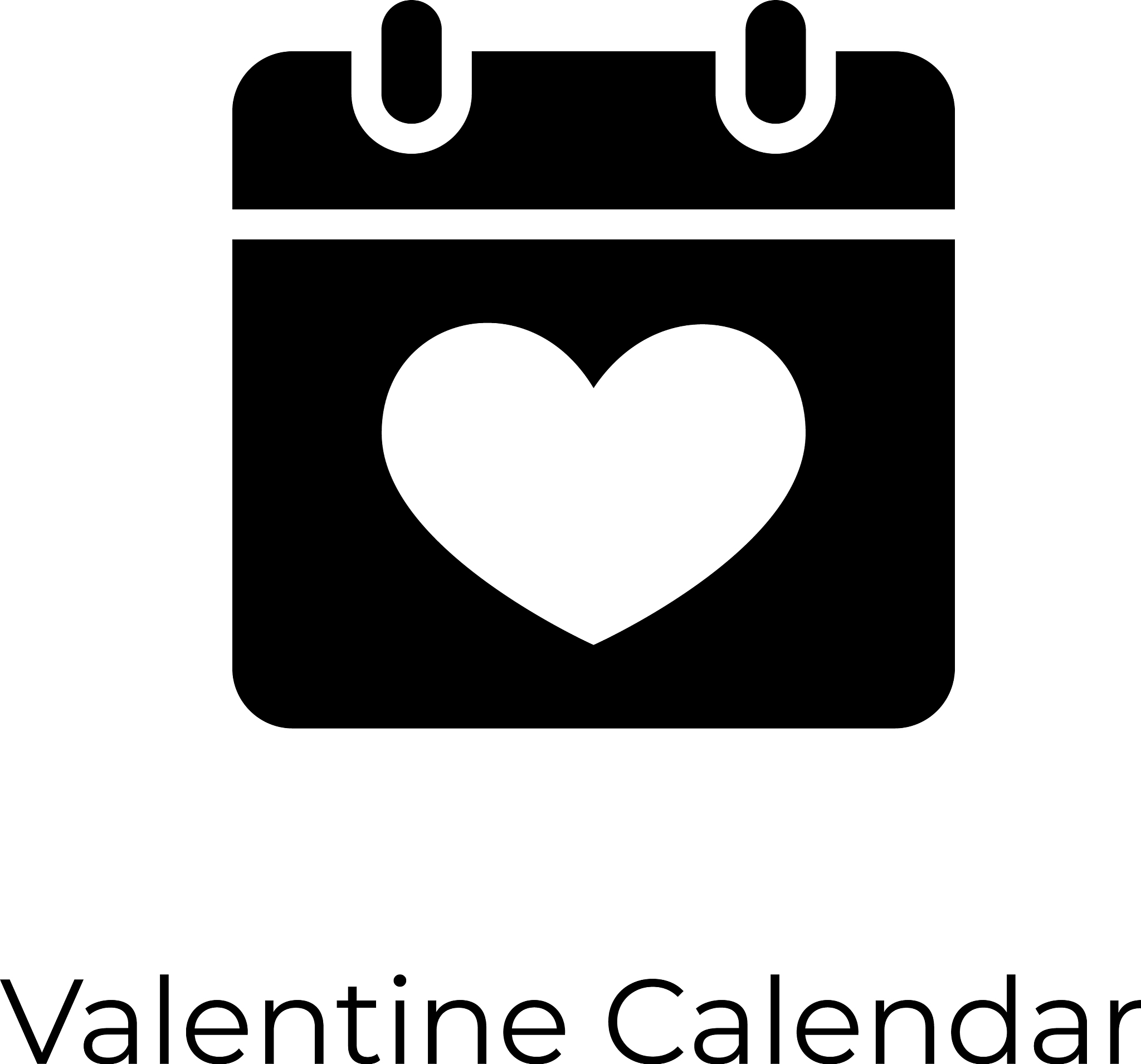valentine reminder calendar