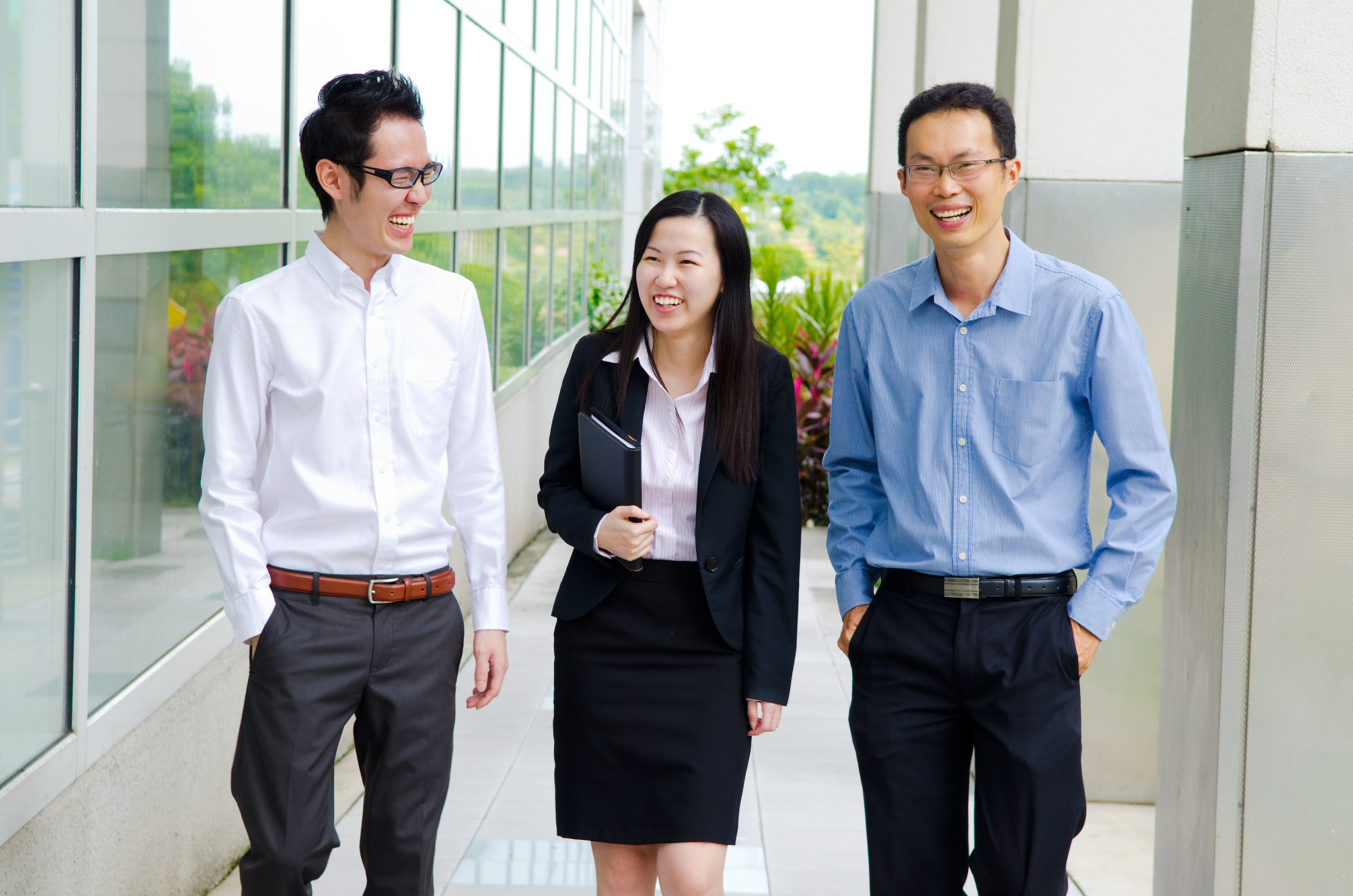 asian business people