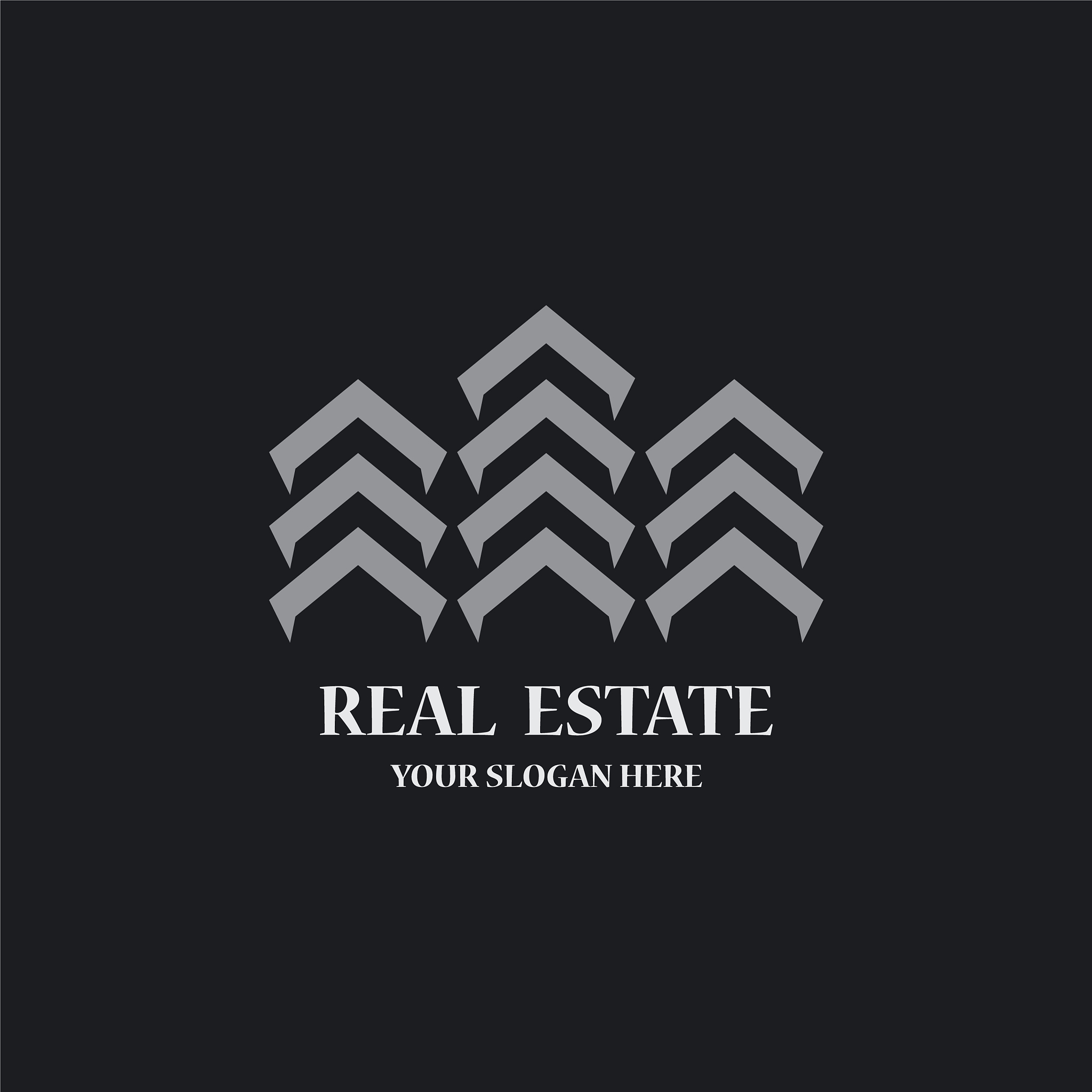 real estate logo template icon