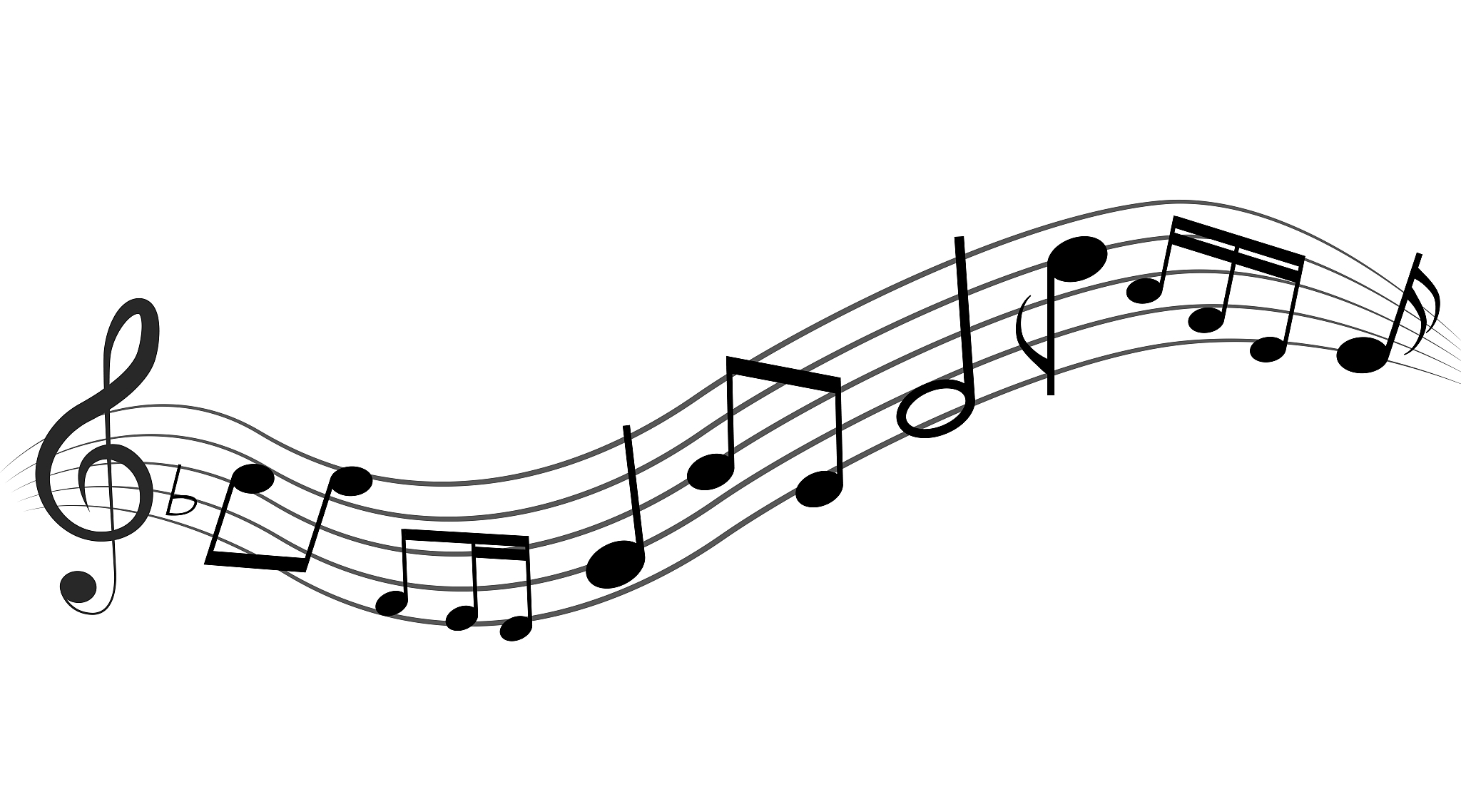 black musical notes icon design.note music icon set.