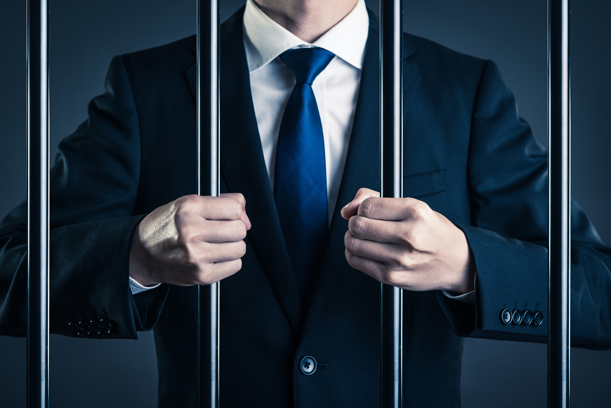 businessman and prison