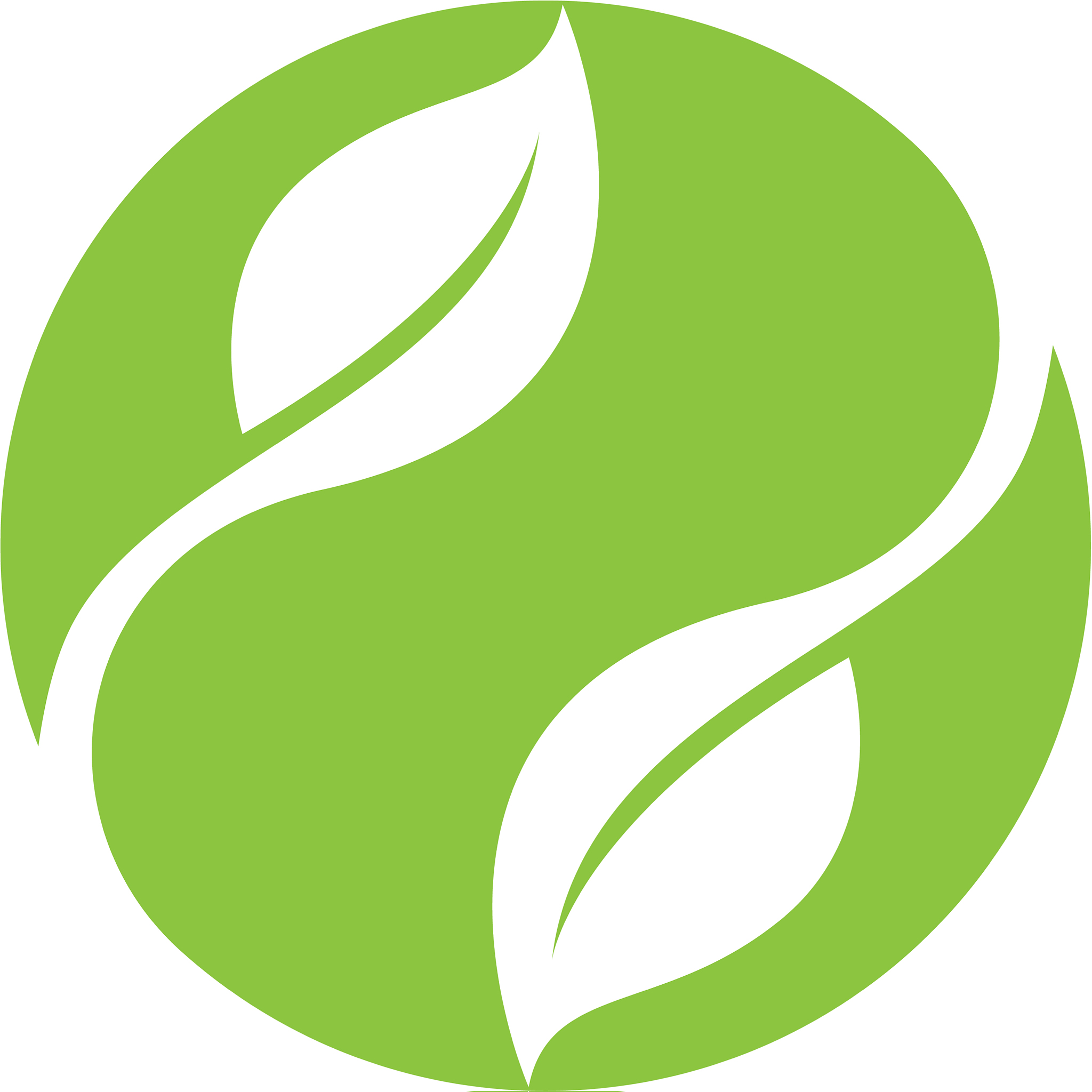green leaf ecology nature element icons