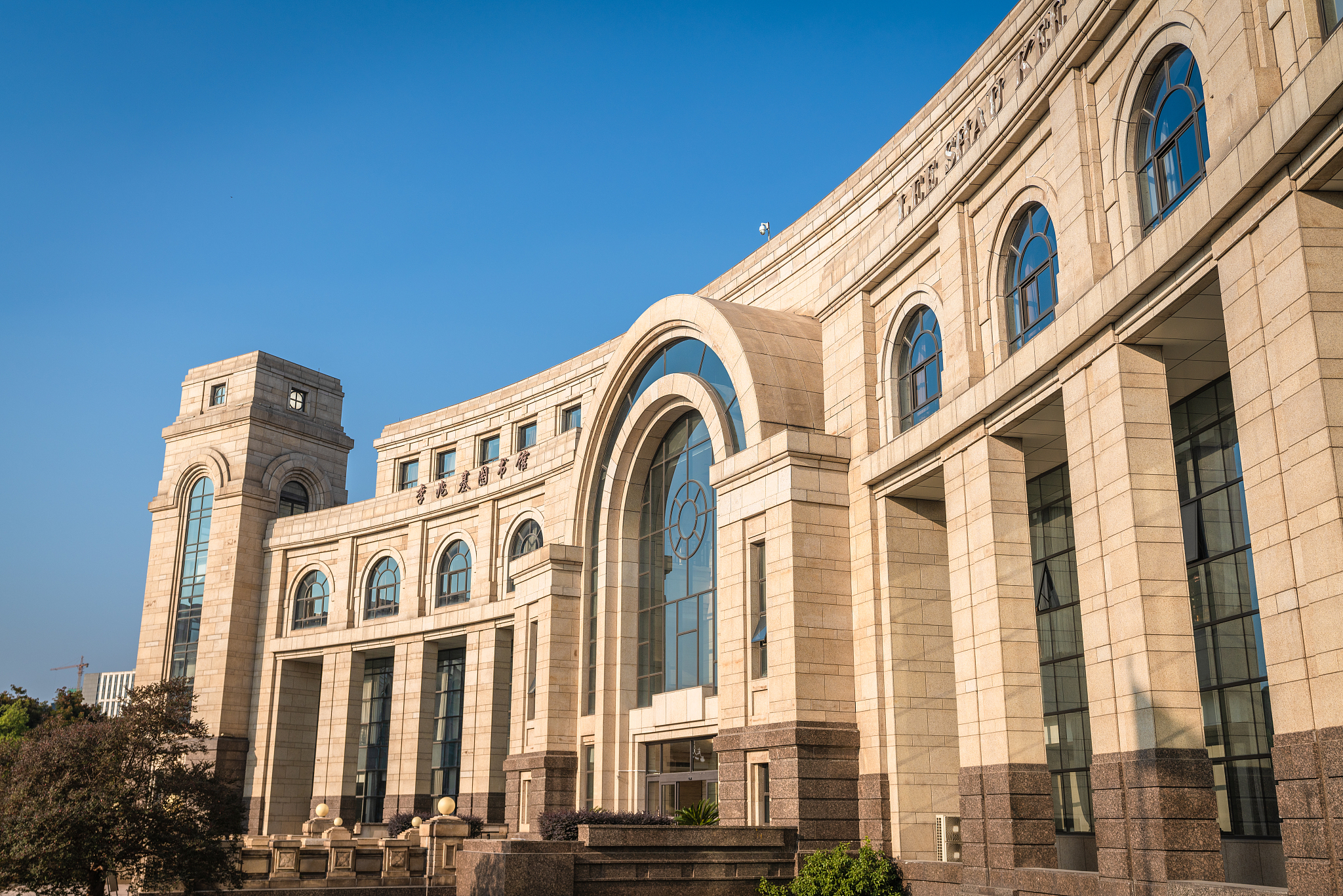 上海复旦大学江湾校区校园风光