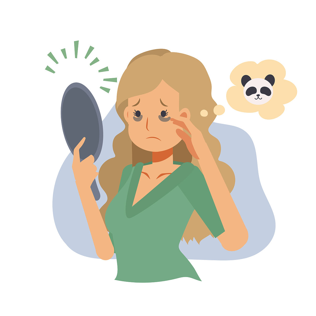 请600字博客文章主题是：快速消除黑眼圈