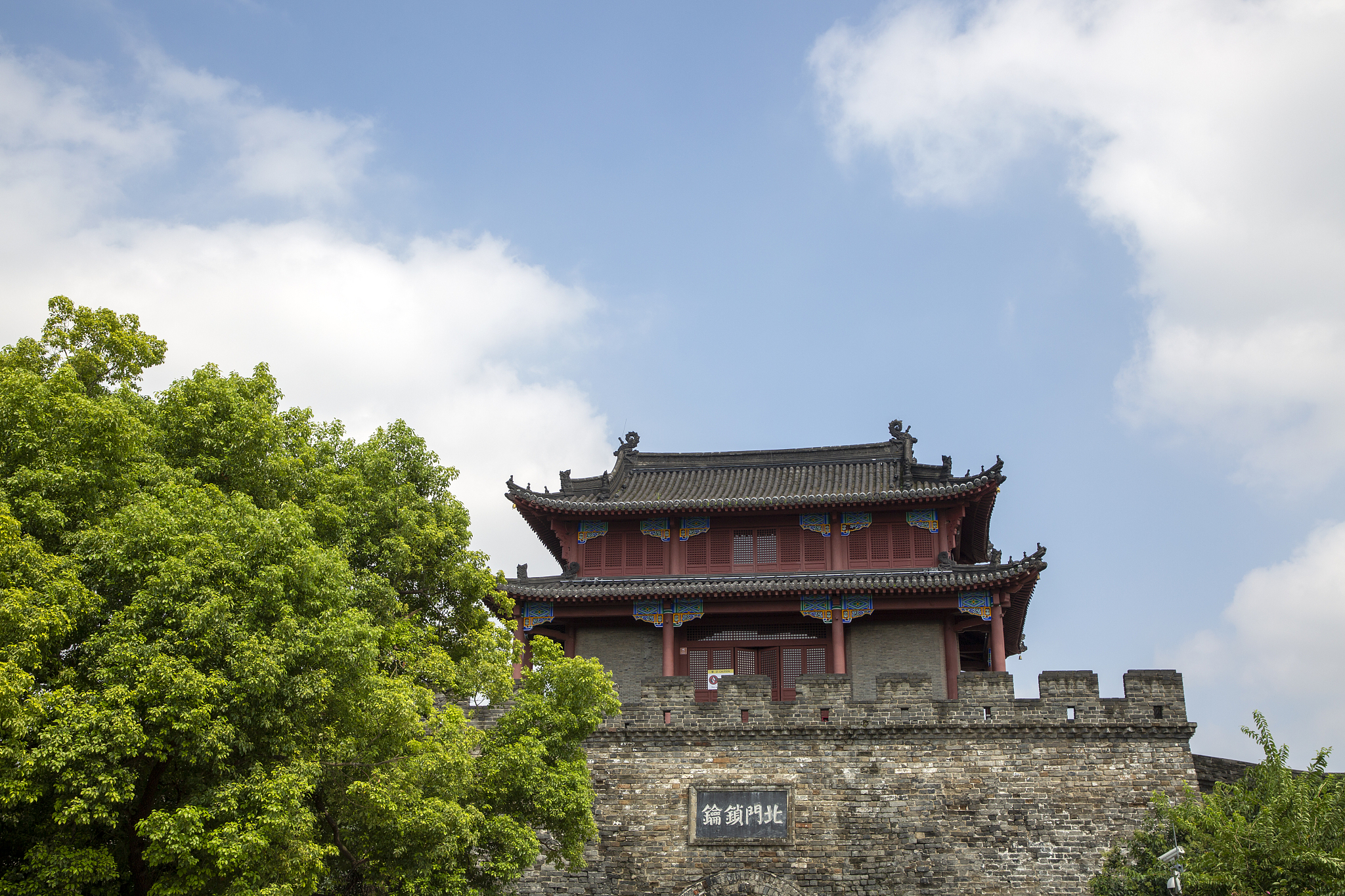 襄阳古城传统建筑风光