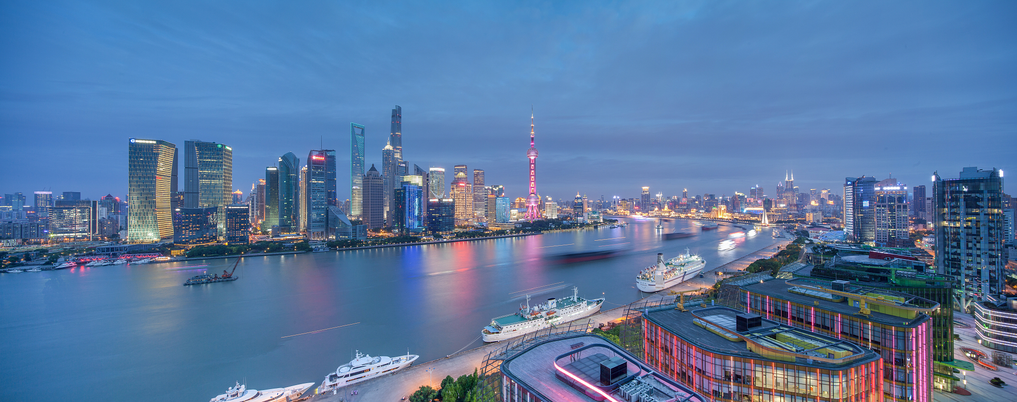 nightscape of shanghai