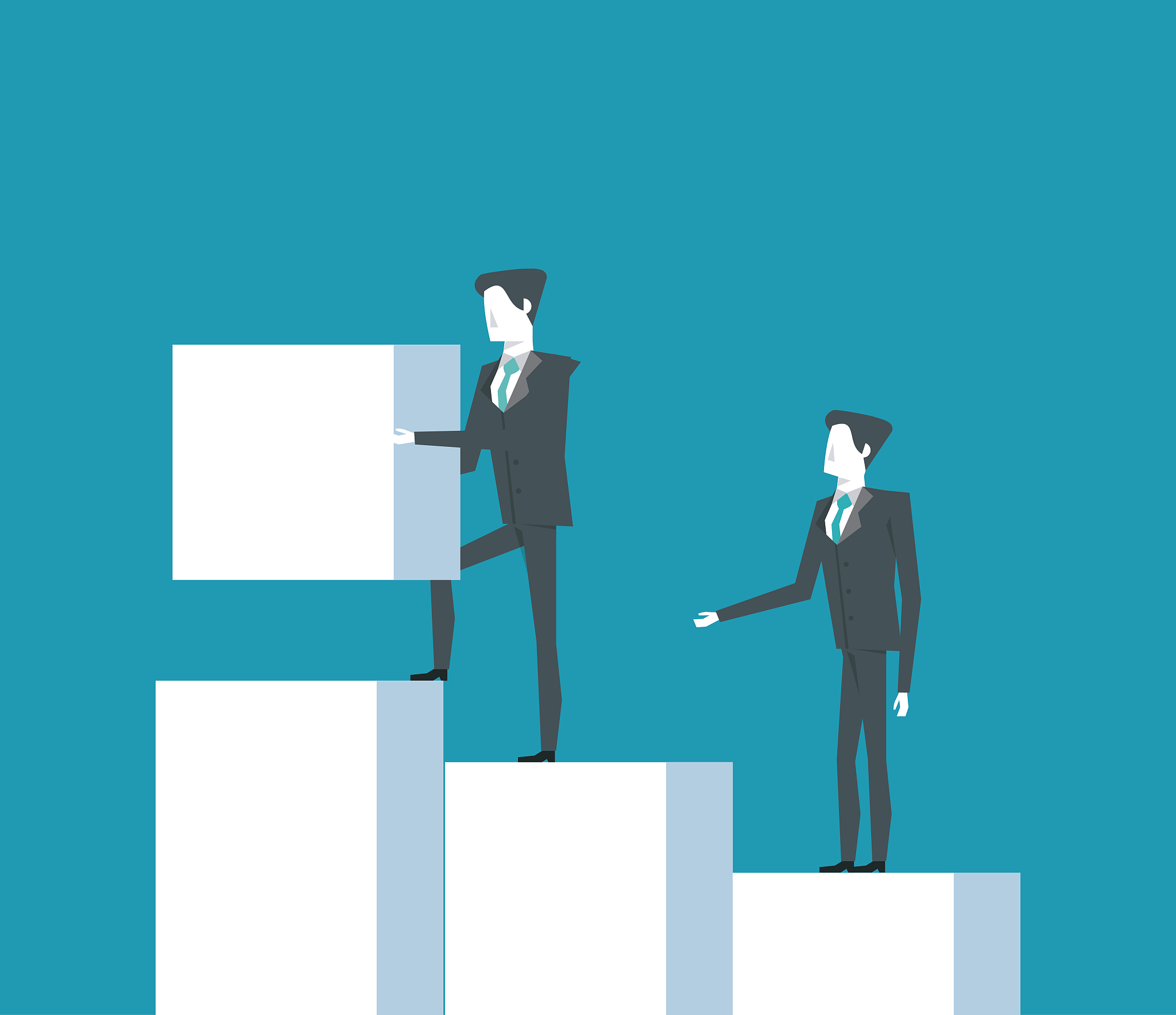 businessman problem icon