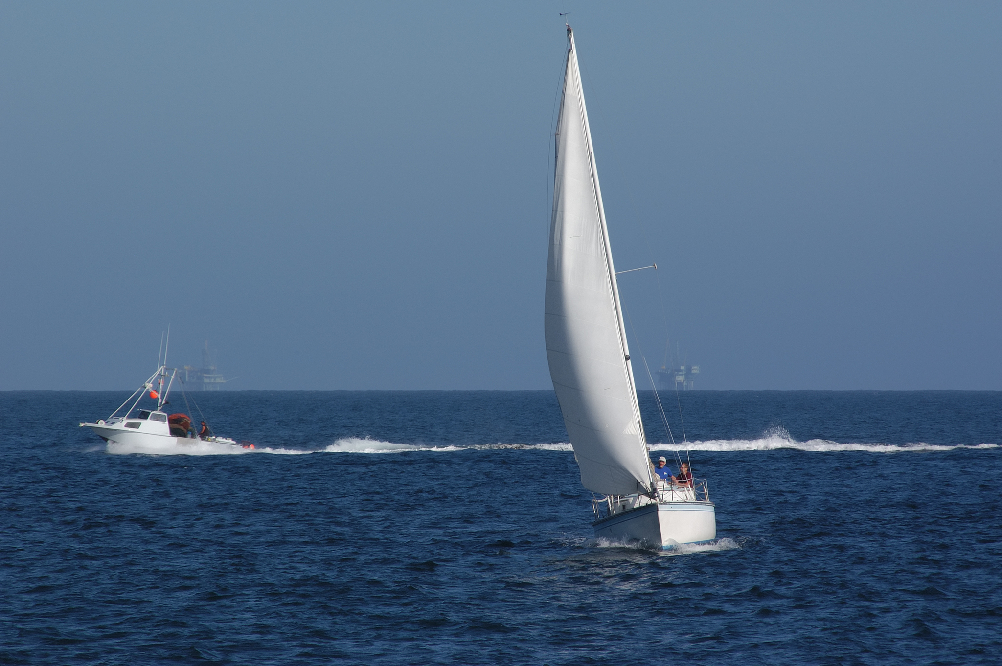 on the water