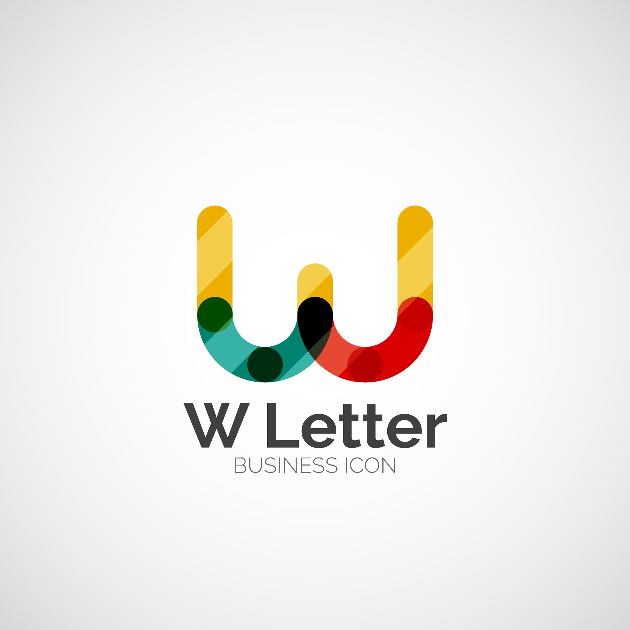 w letter logo minimal line design