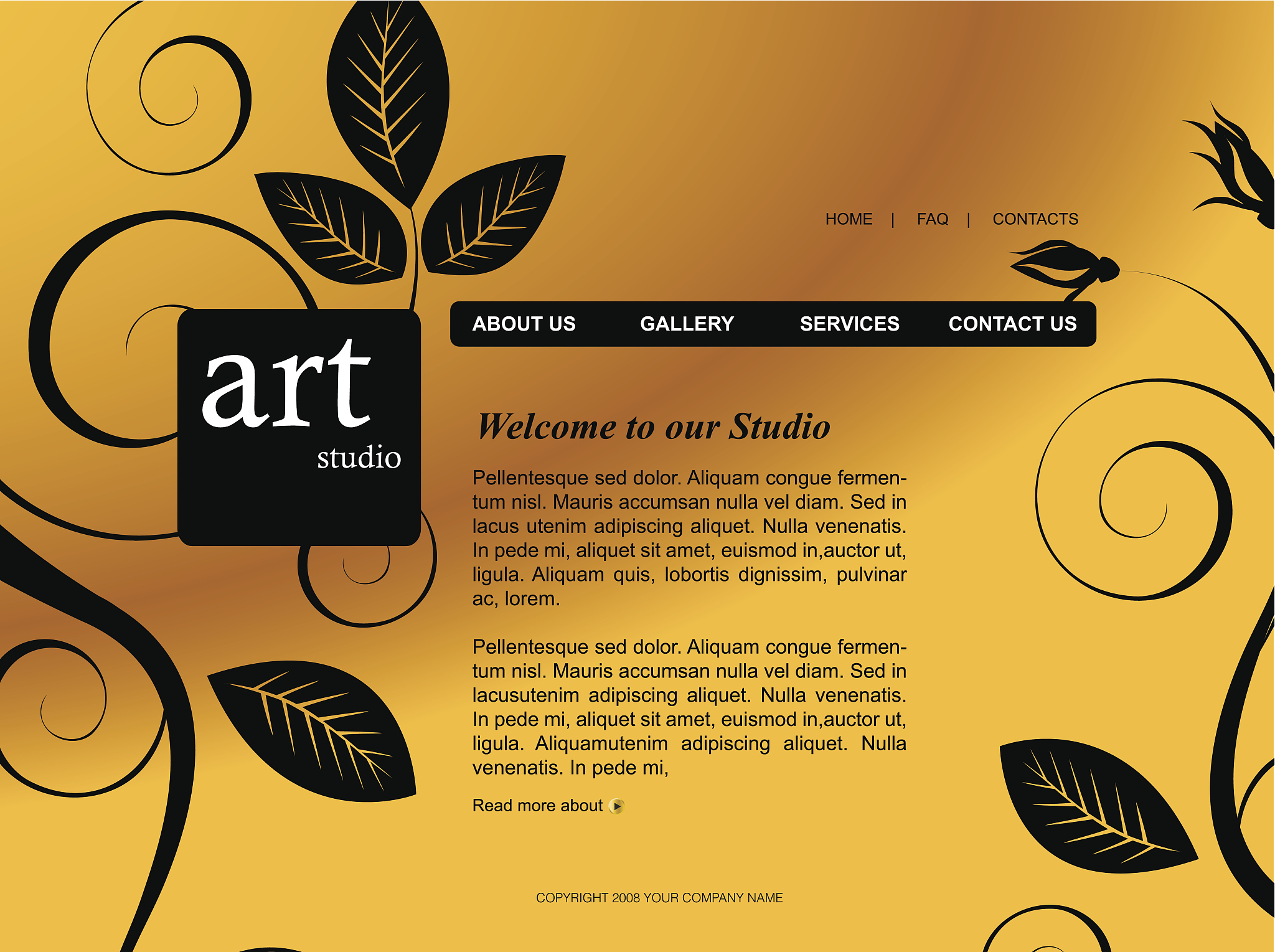 website template