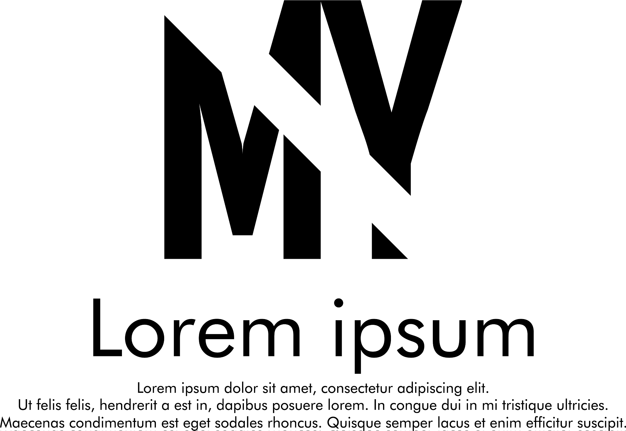 m y my initial abstract logo concept