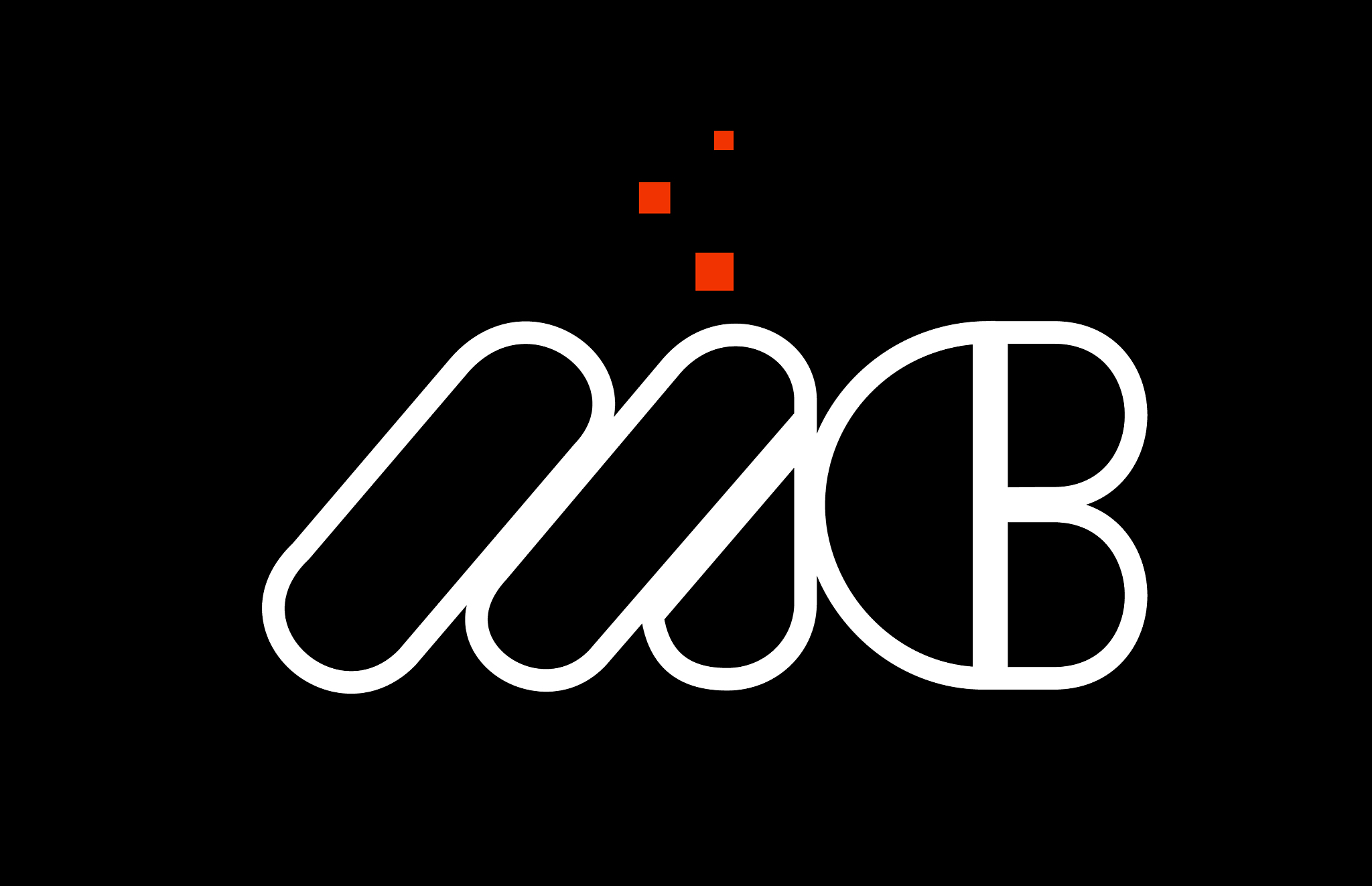 mc m c black white red alphabet letter