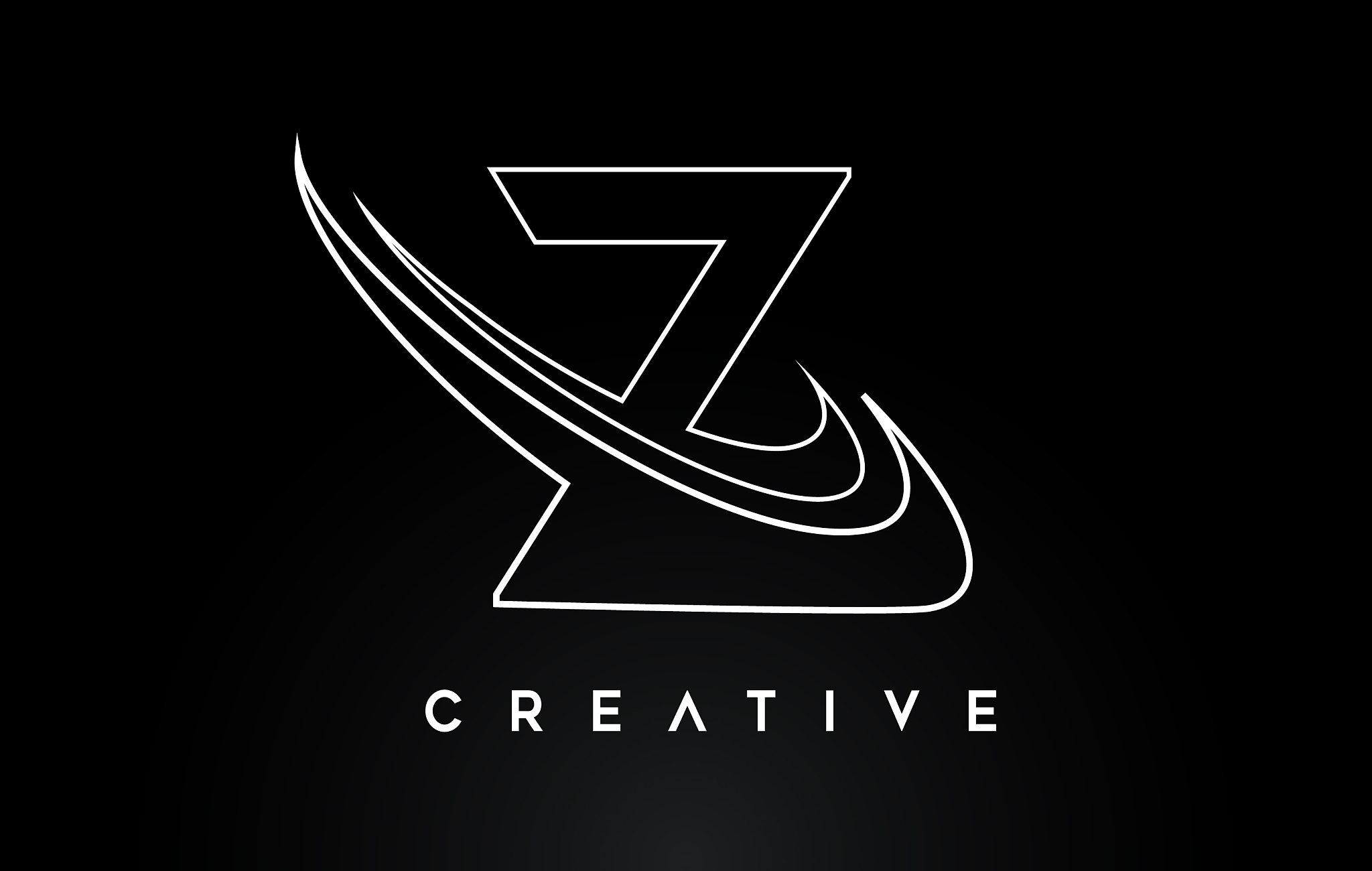 letter z logo z letter design with monogram lines