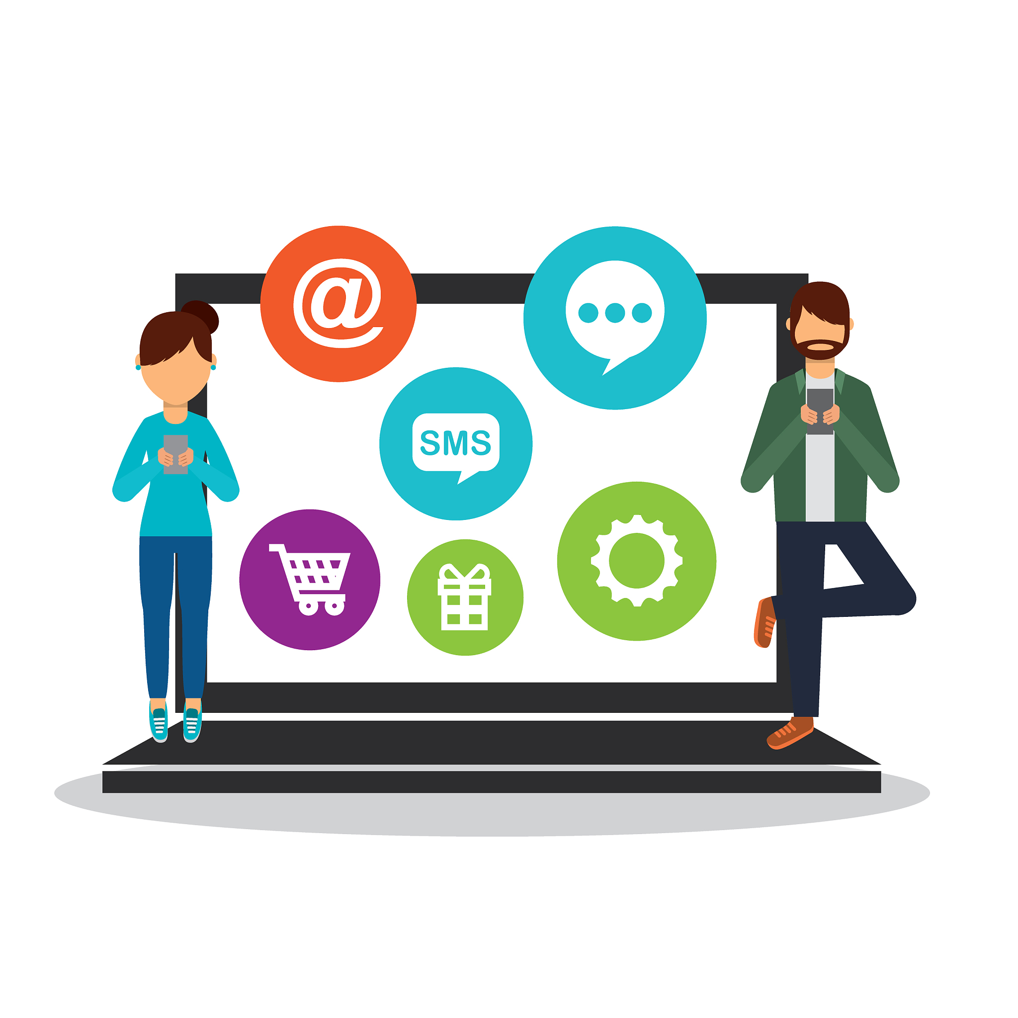 social media network icons