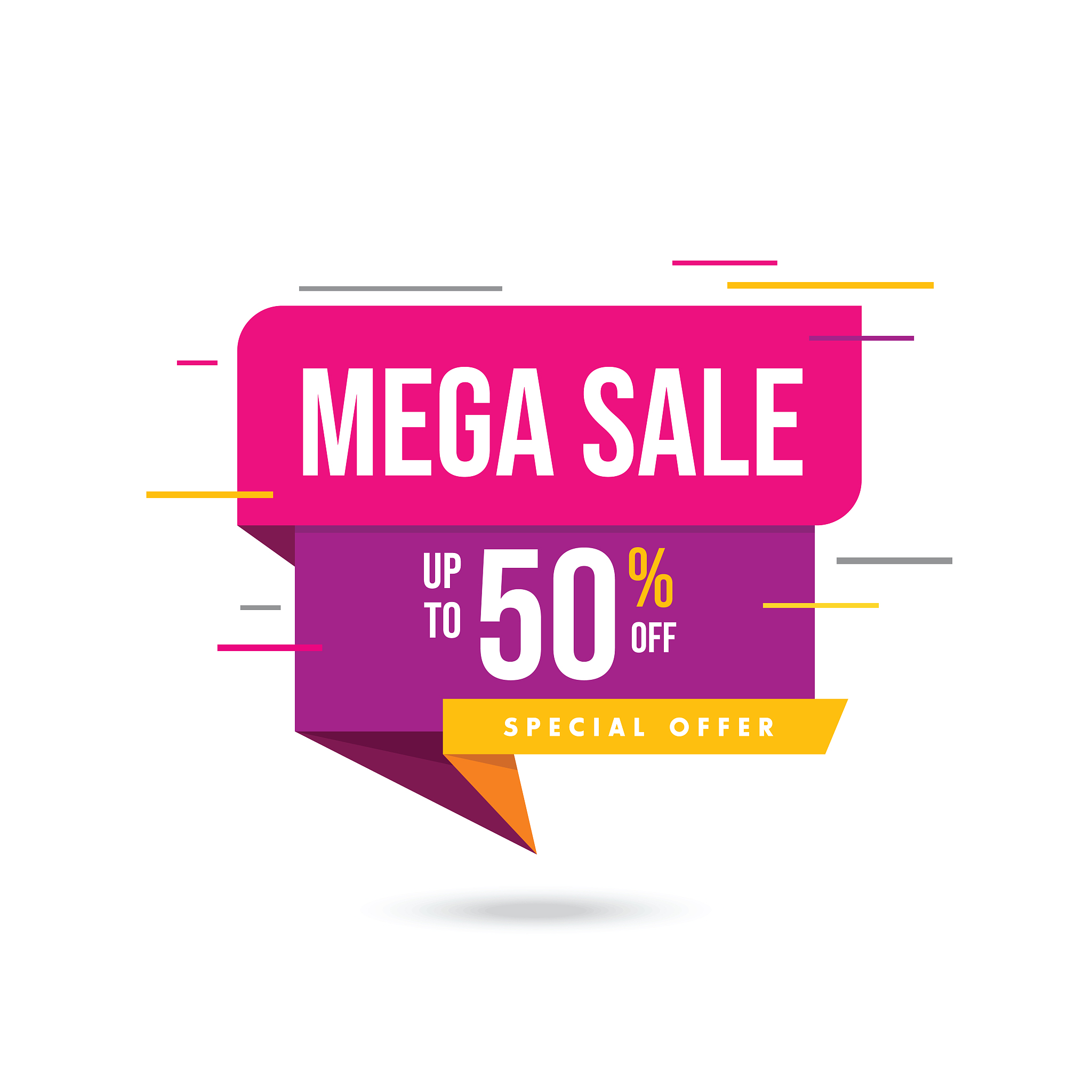 super sale, mega sale. flash sale, final sale banner stock illus