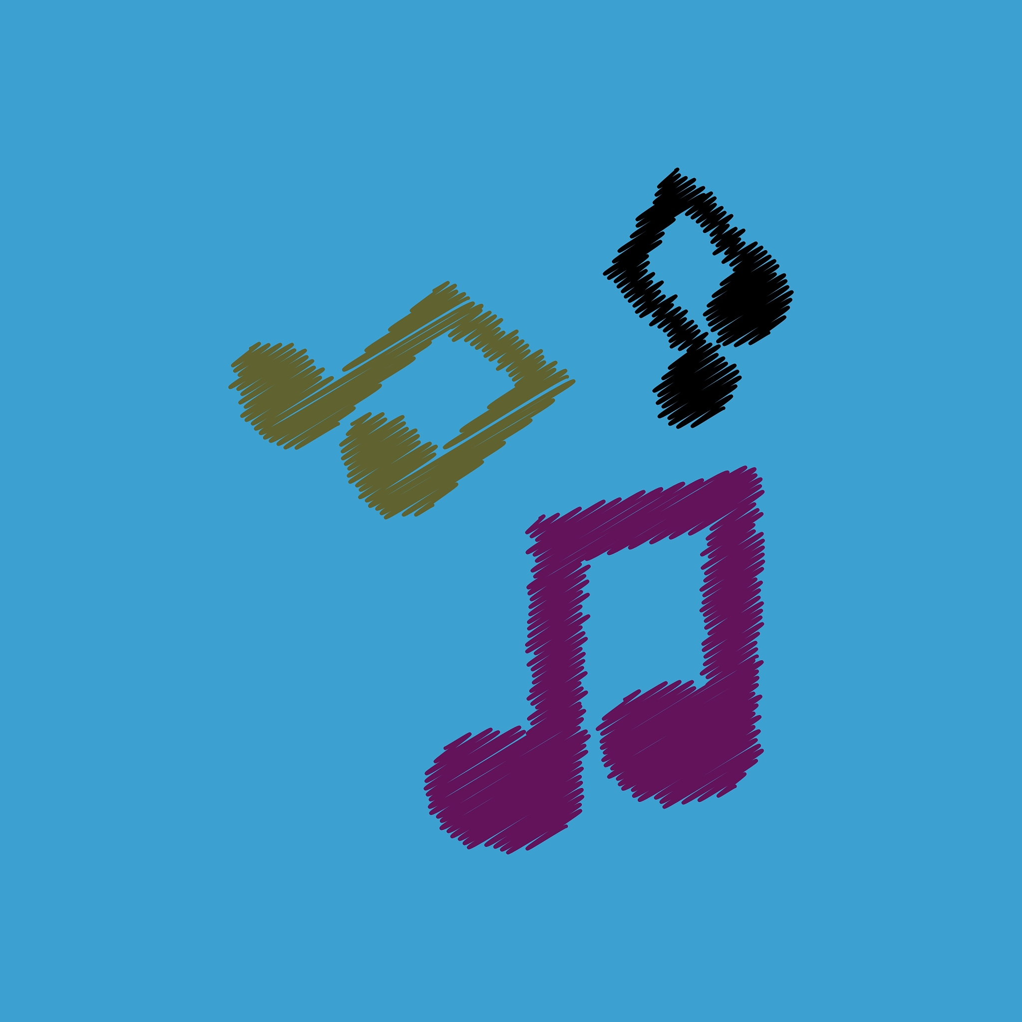 flat icon design collection music note