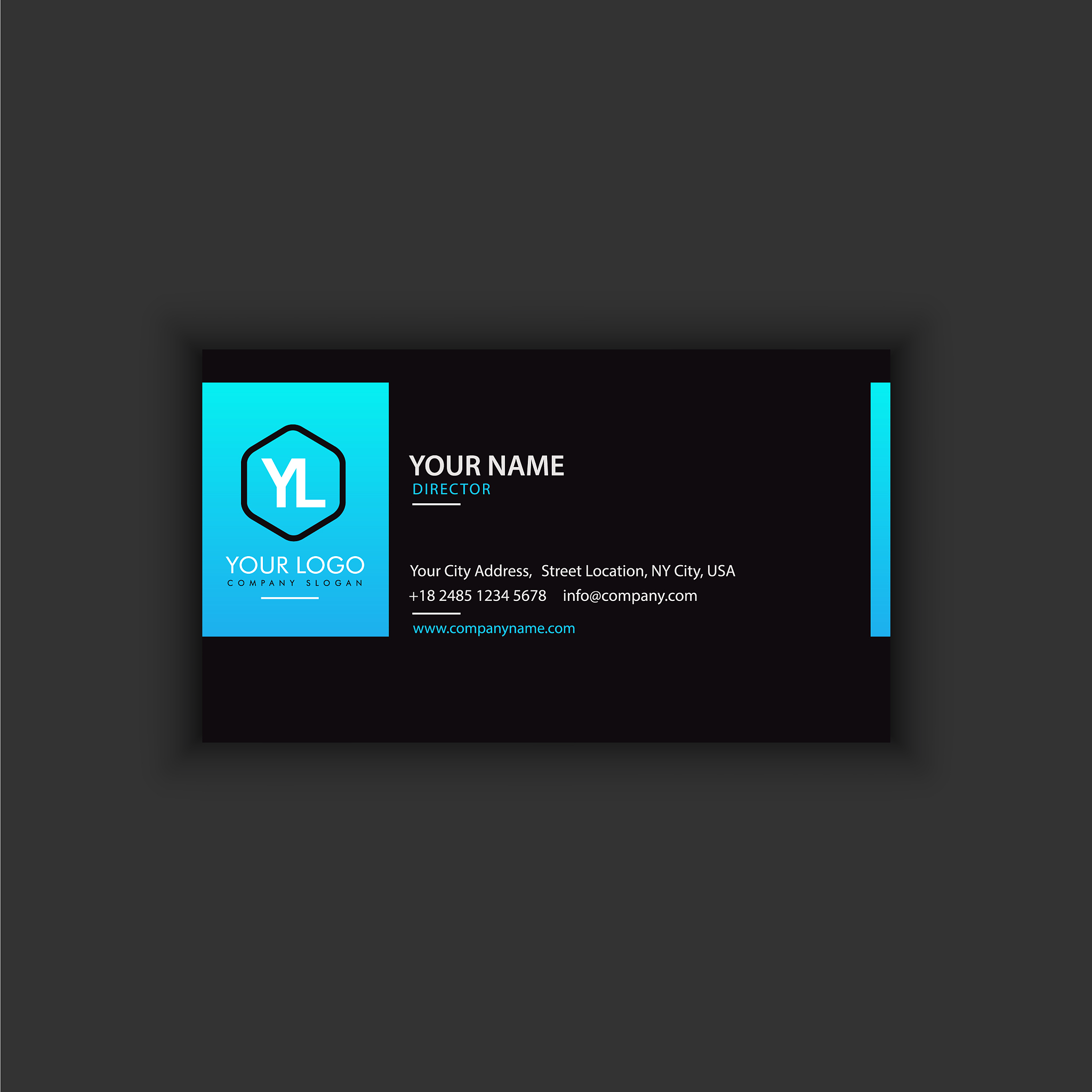 modern creative and clean business card template