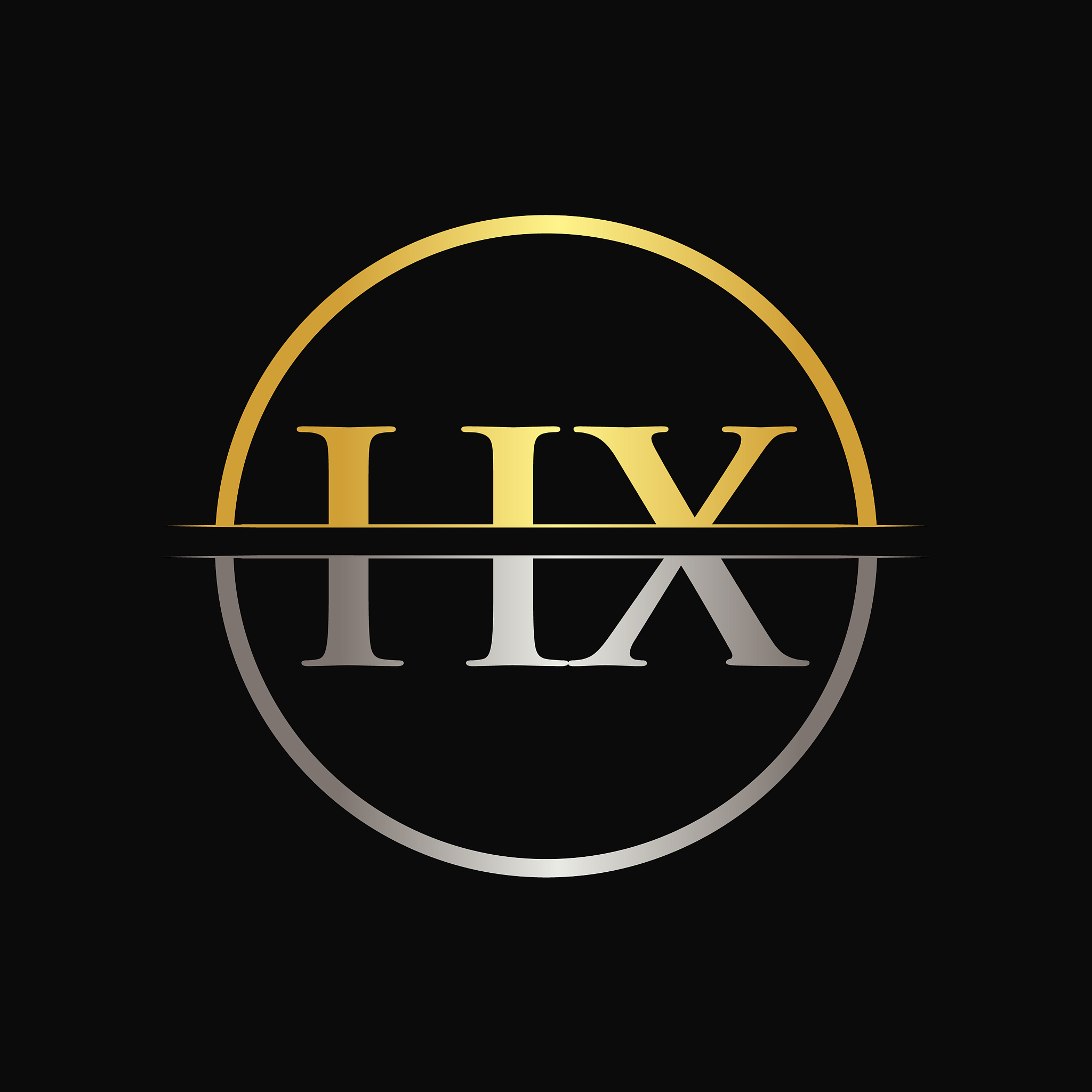 hx letter type logo design template abstract