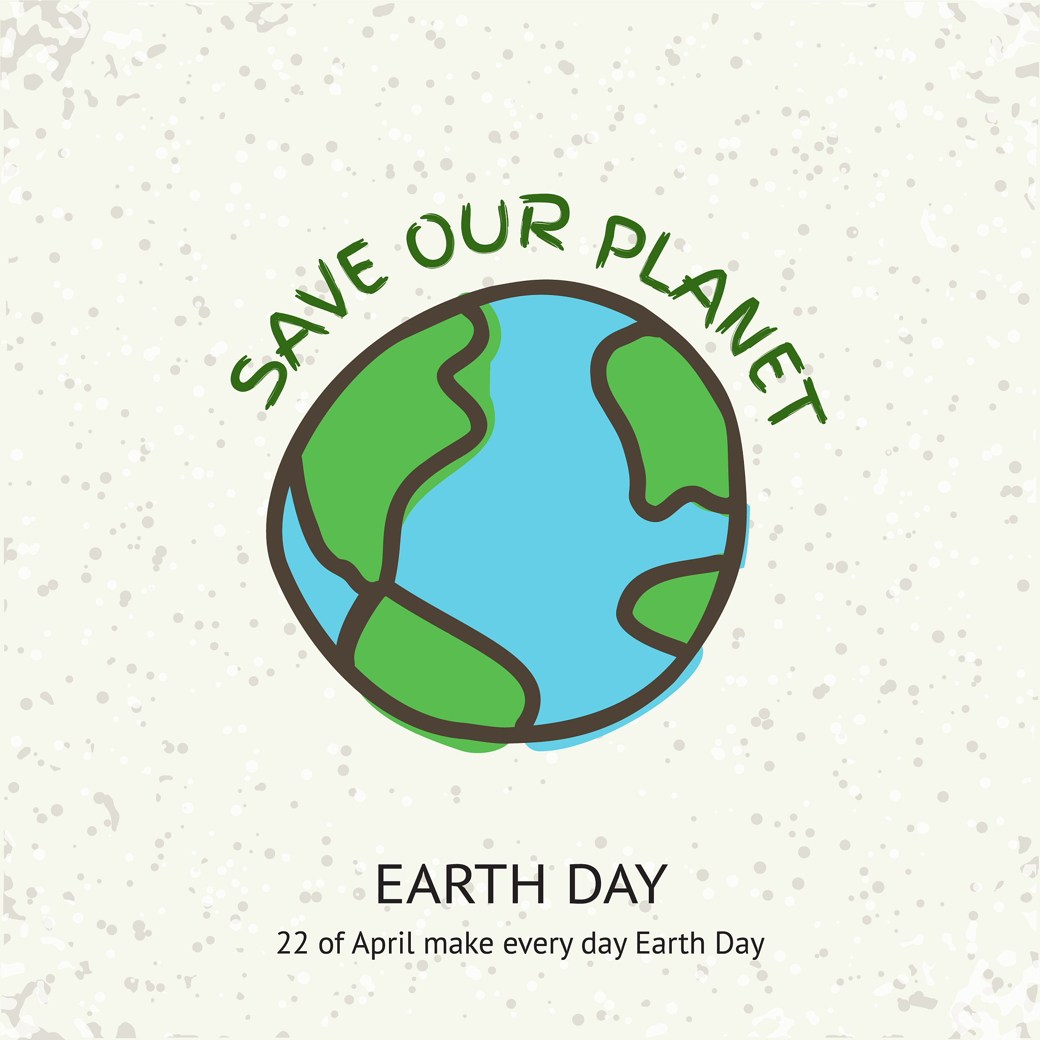 earth day banner for environment safety