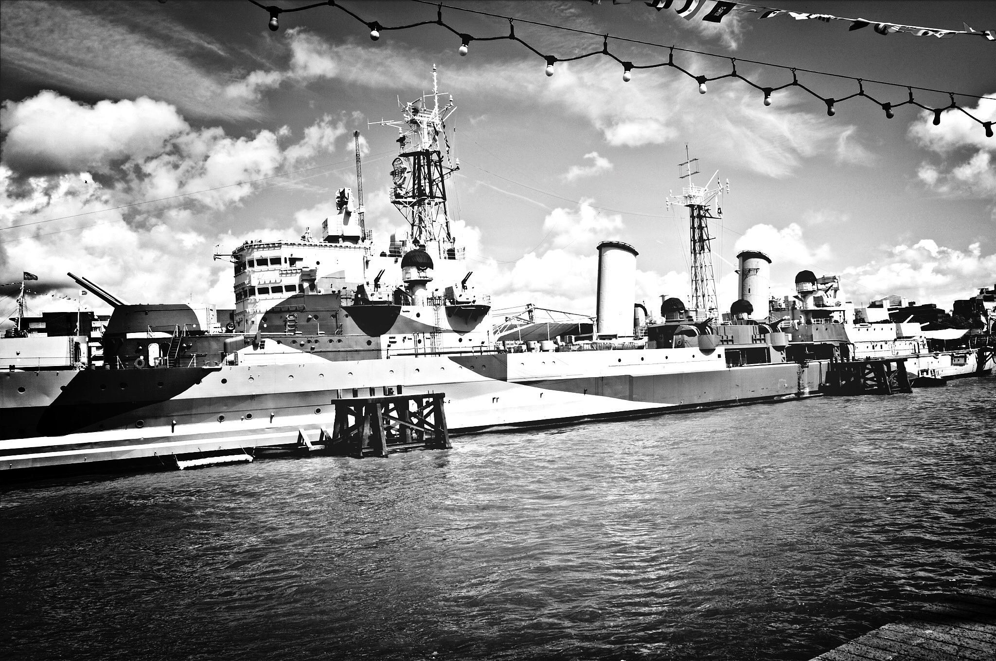 view of warship