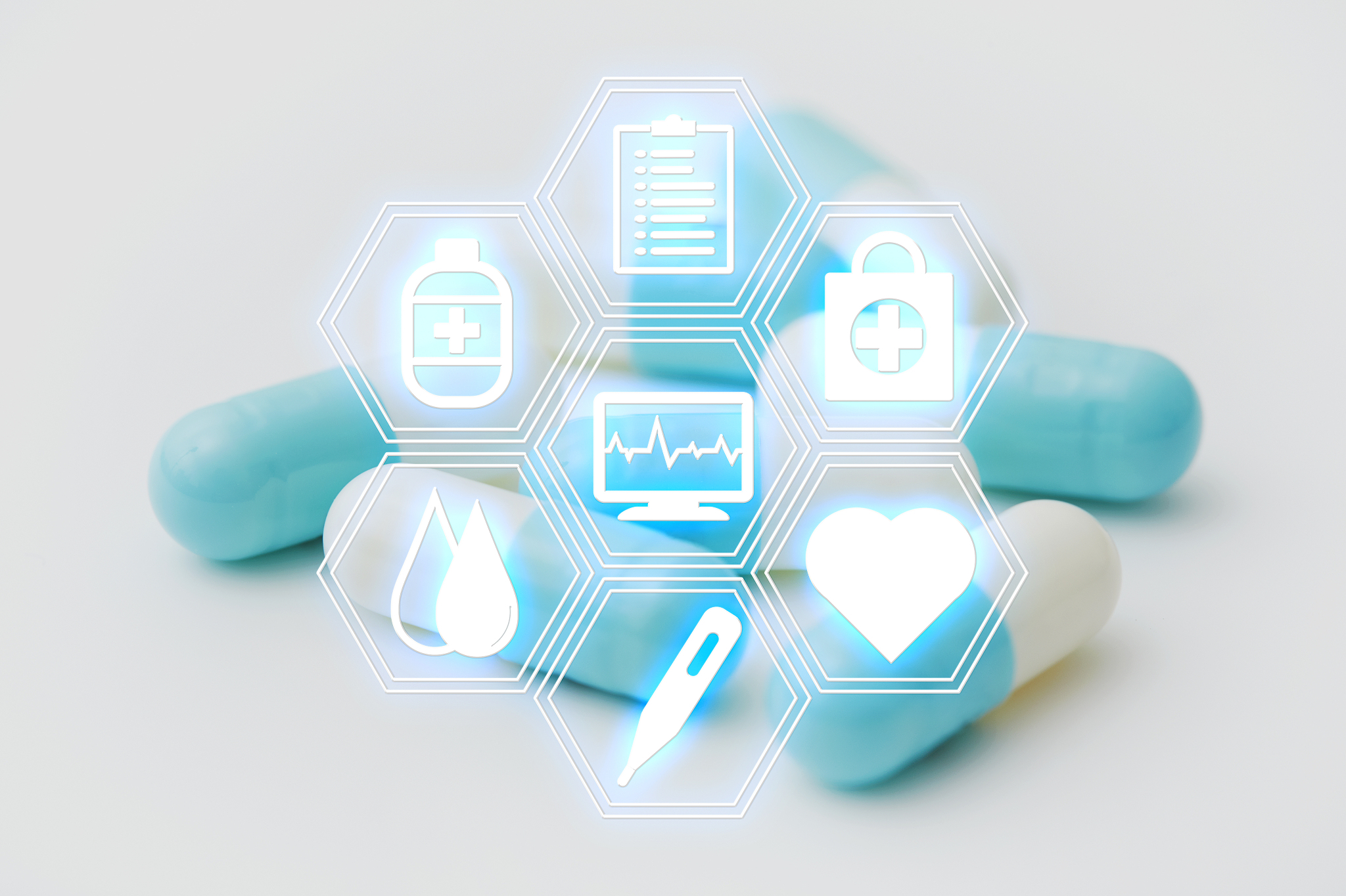 the medicine with the medical icon