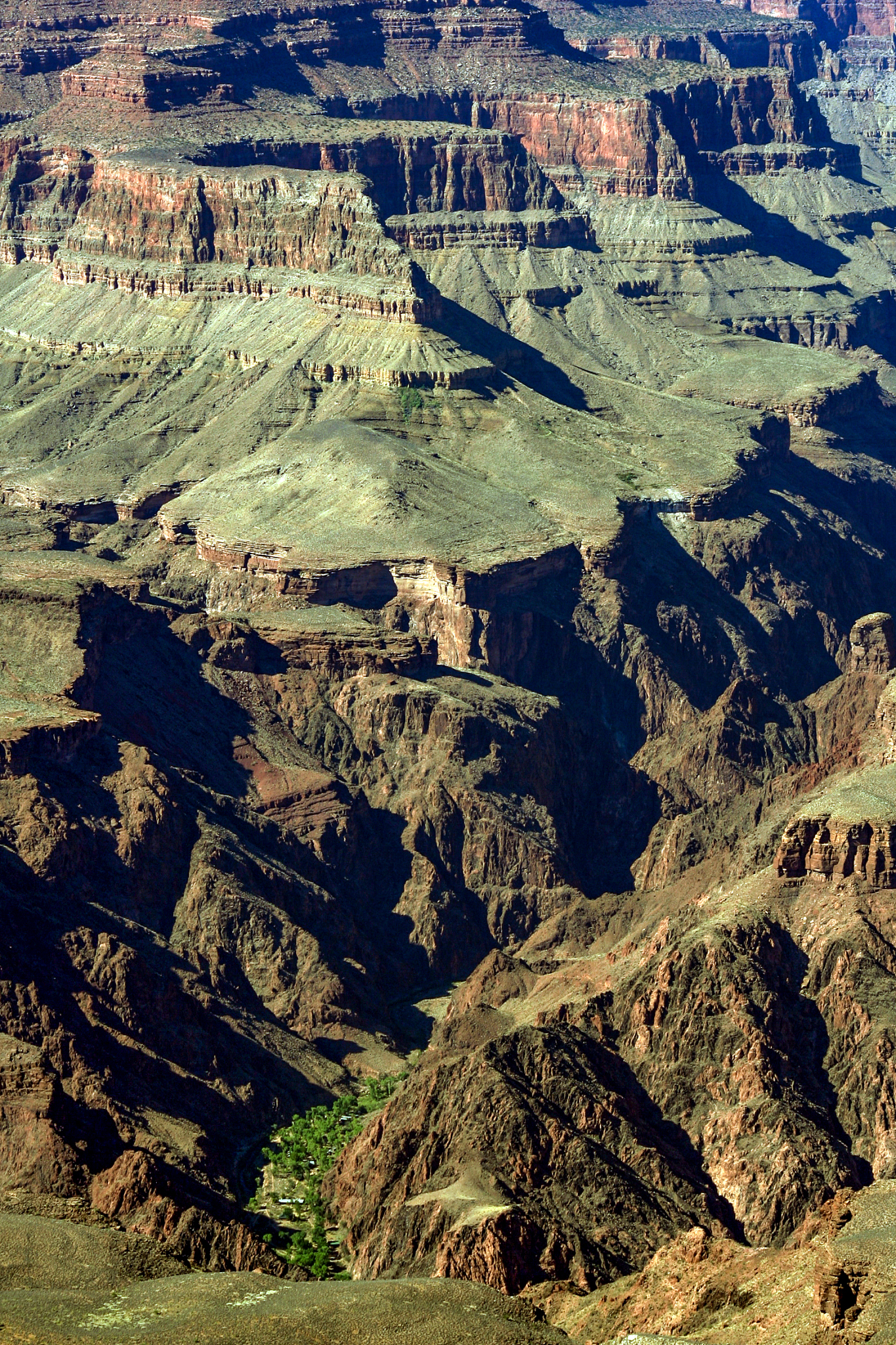 deep canyons in the grand canyon
