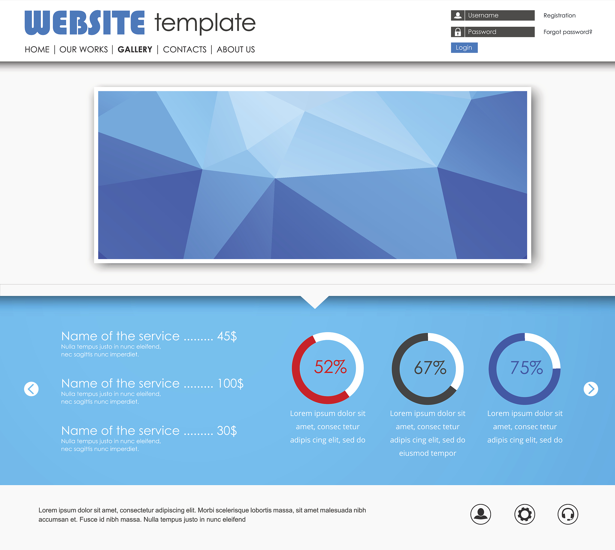 template web site