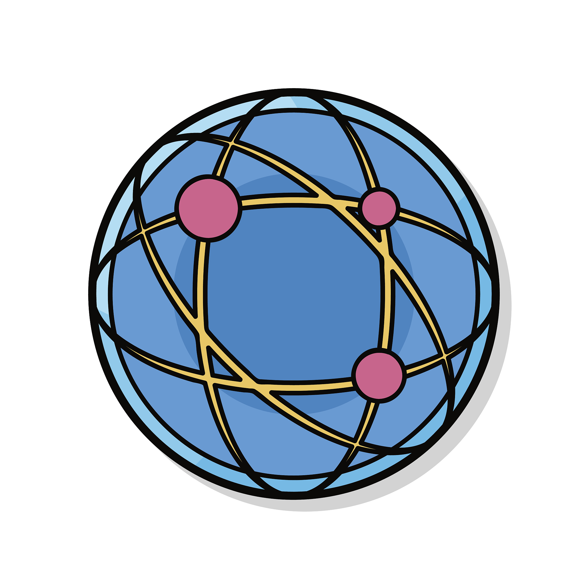 globe doodle