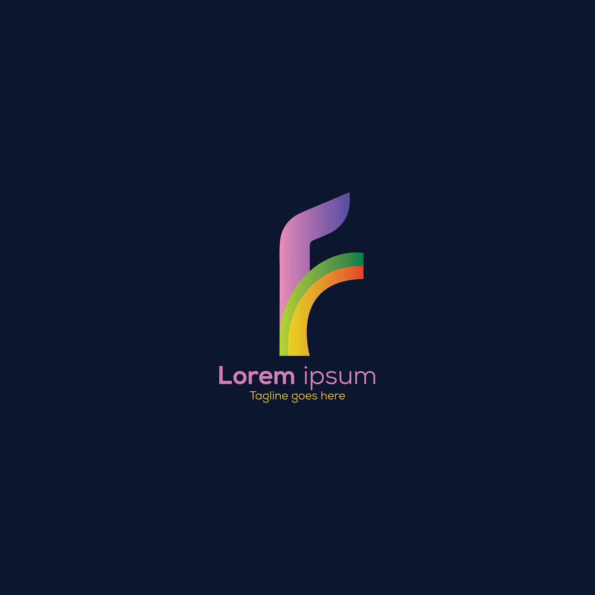 colorful f logo