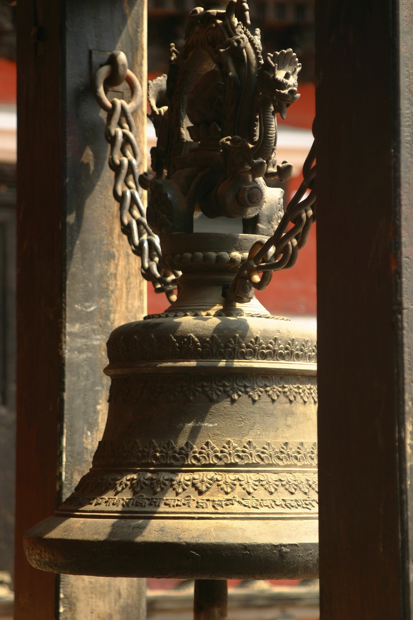 ritual bell in bhaktapur