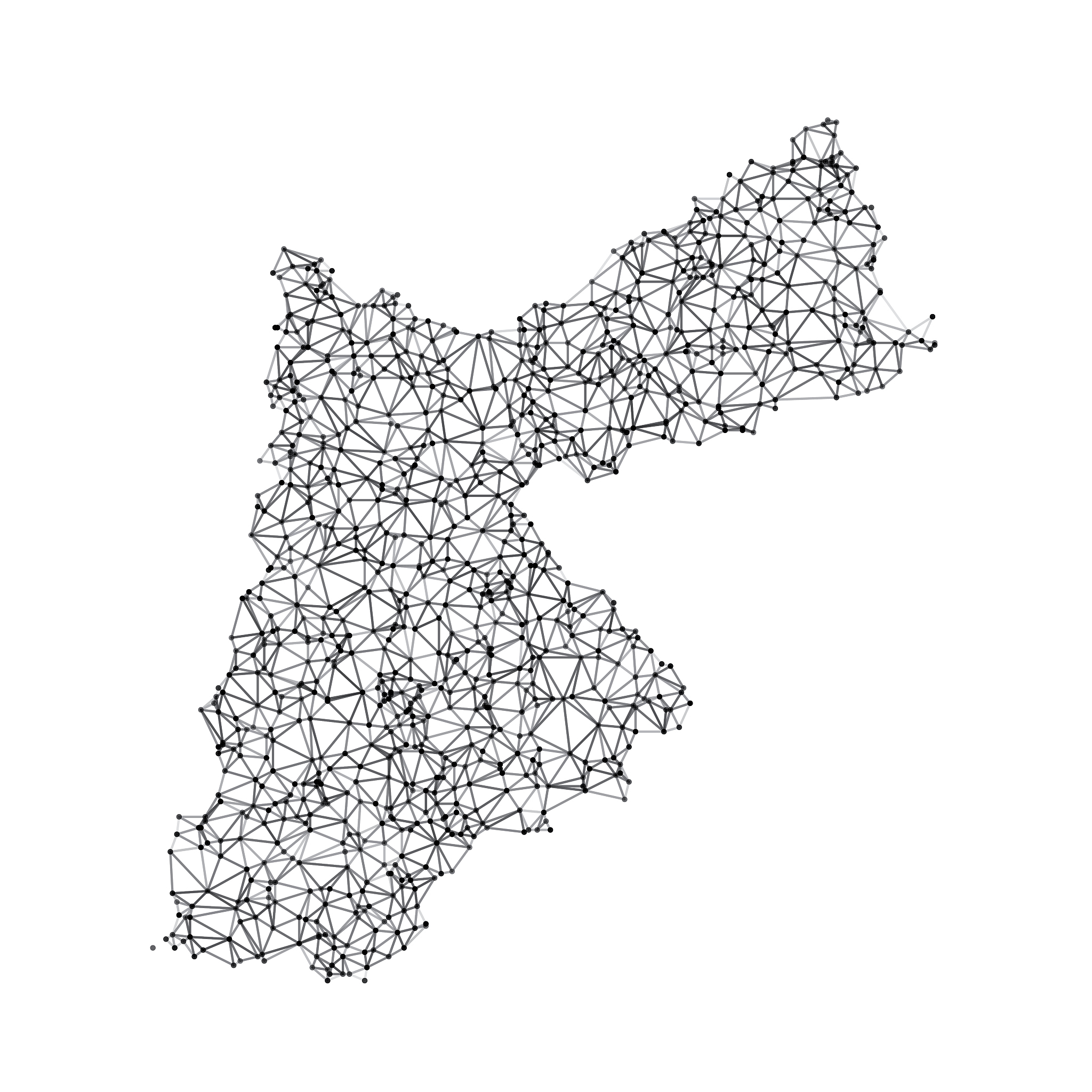 jordan map network black and white