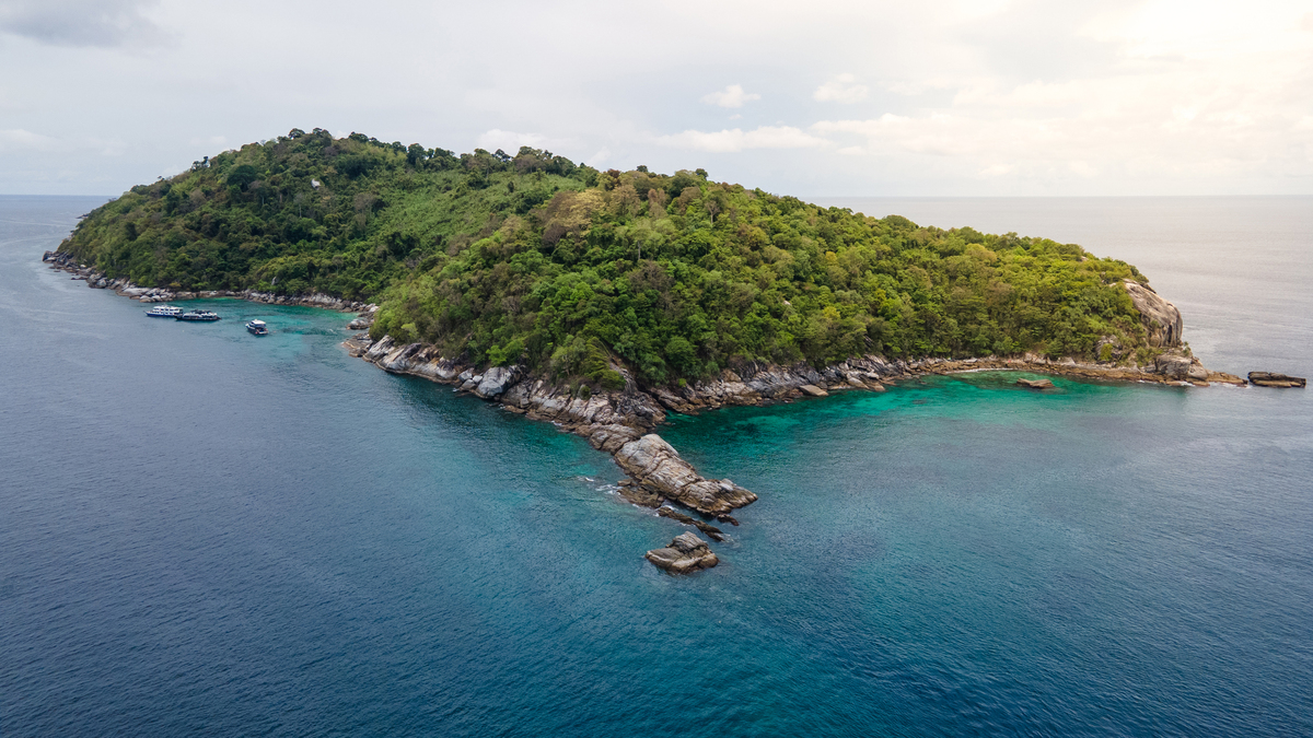 泰国普吉府安达曼海域,拉查诺岛(koh racha noi)的,这